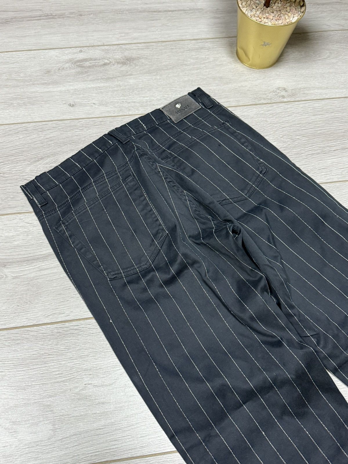 Versace Jeans Couture Versace medusa striped pants casual Size US 32 / EU 48 - 7 Thumbnail