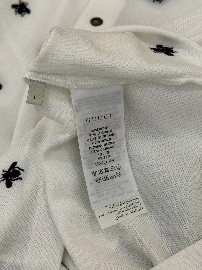 Gucci Gucci Embroidered Bee Men's Polo Shirt-2508 Size US L / EU 52-54 / 3 - 5 Thumbnail
