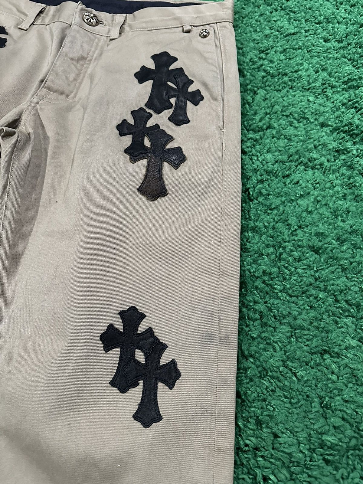 Chrome Hearts Chrome Hearts 40 Patch Tan Chino Pants Size US 34 / EU 50 - 4 Thumbnail