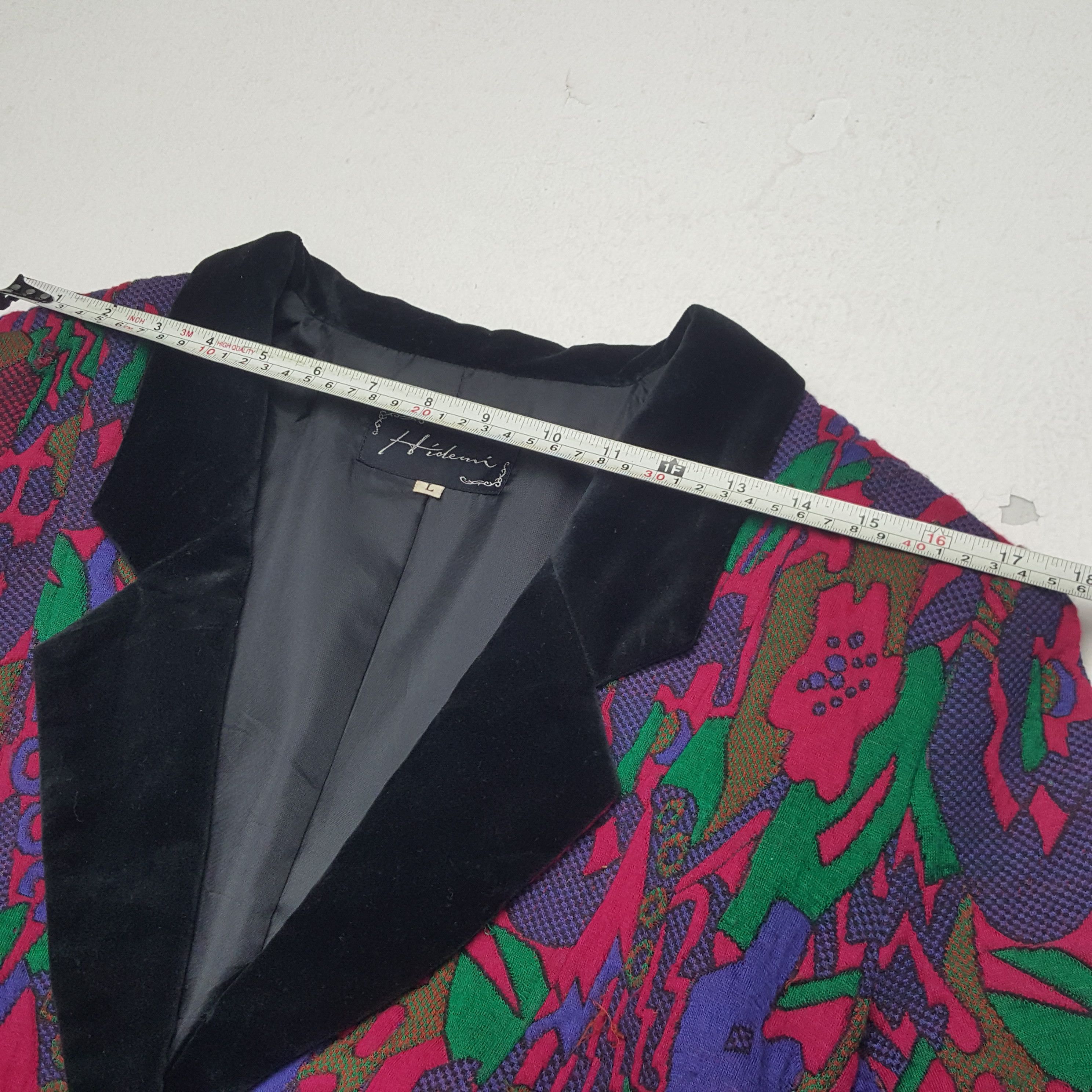 Japanese Brand × Vintage Vintage Hiolemi Japanese Blazer Coat Jacket Size M / US 6-8 / IT 42-44 - 5 Thumbnail