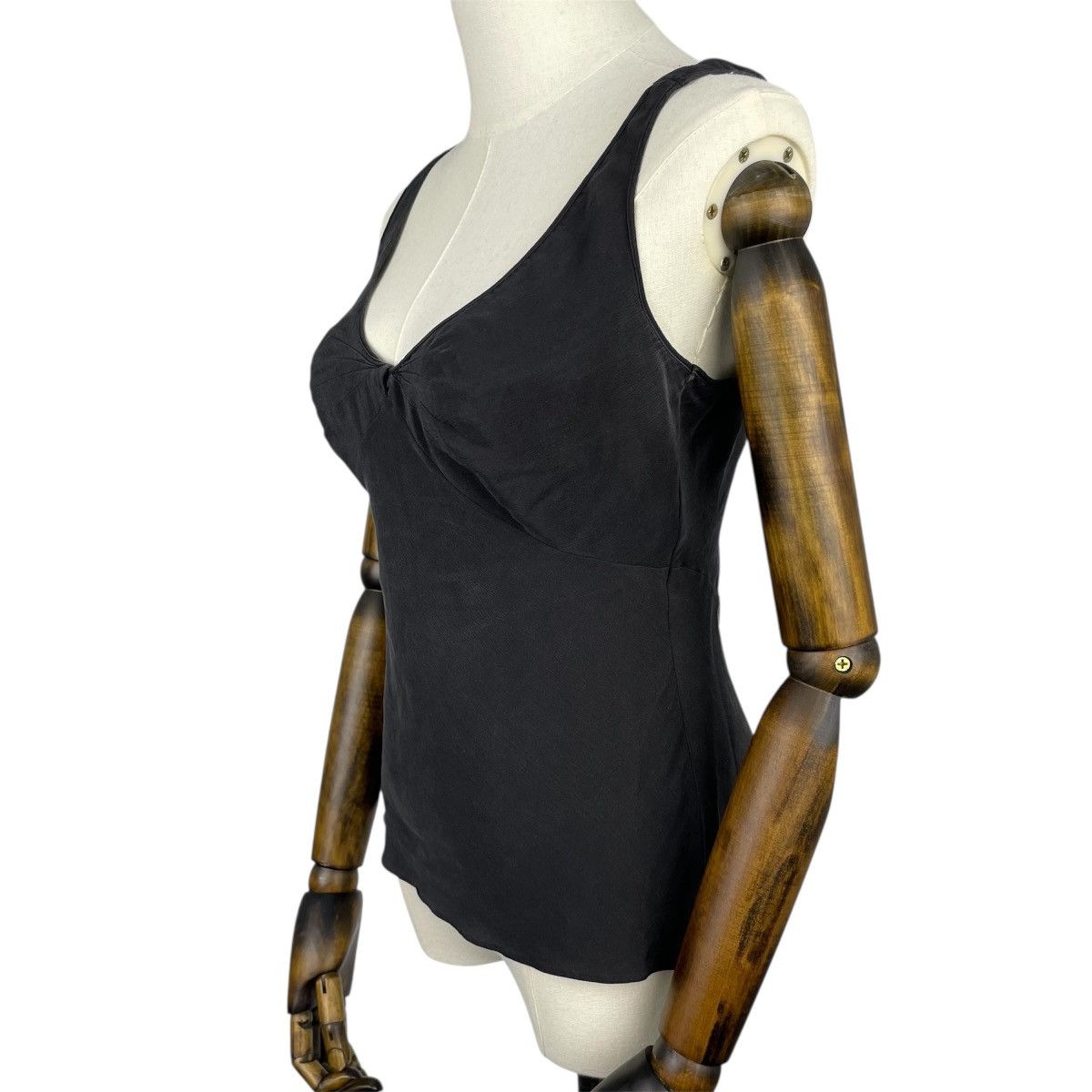 Christian Dior Monsieur Authentic Christian Dior 100% Silk Minimalist Tank Top | Size M / US 6-8 / IT 42-44 - 5 Thumbnail