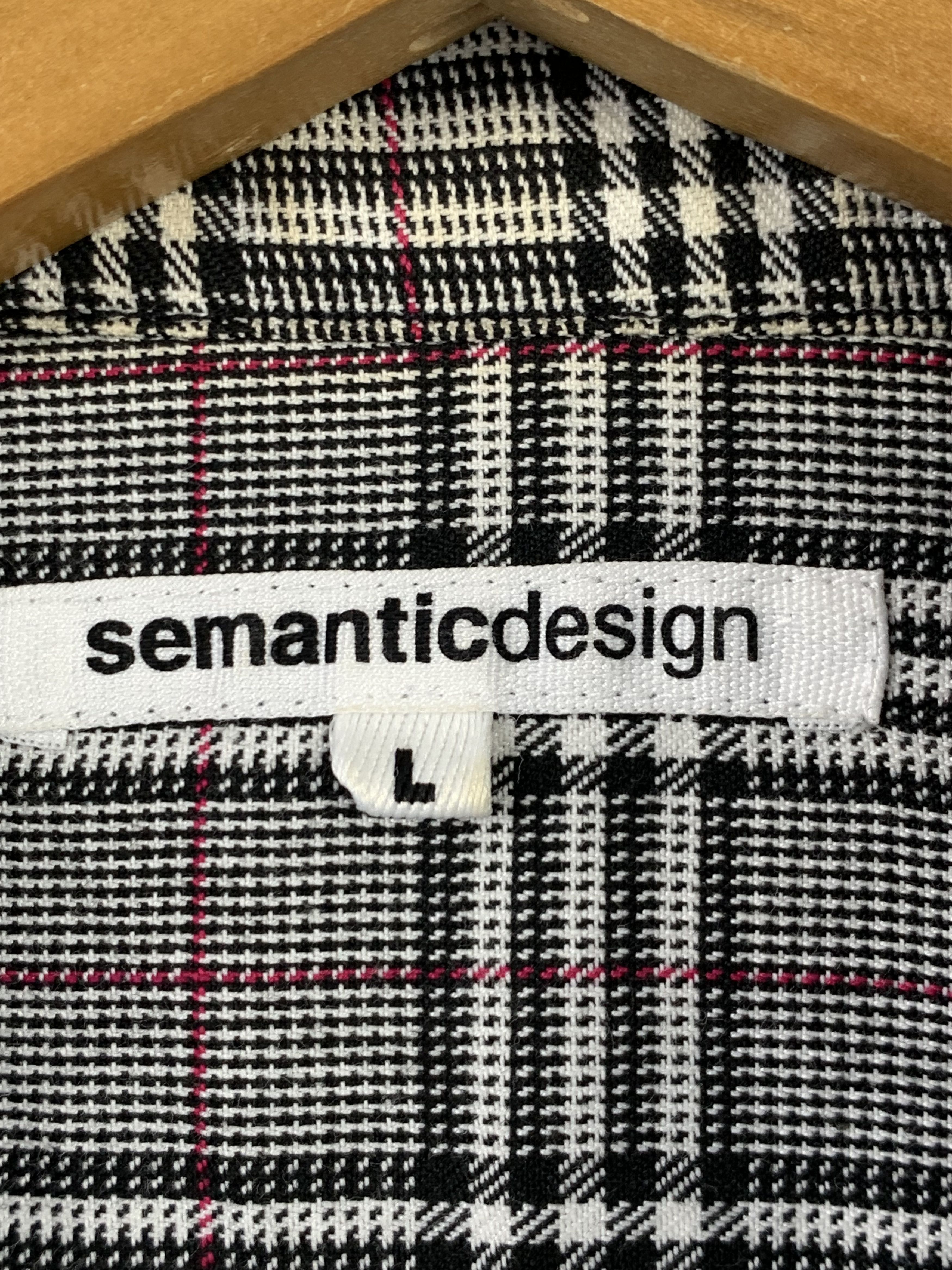 Japanese Brand Vintage Semantic Design Plaid Jacket J1586 Size US L / EU 52-54 / 3 - 9 Thumbnail