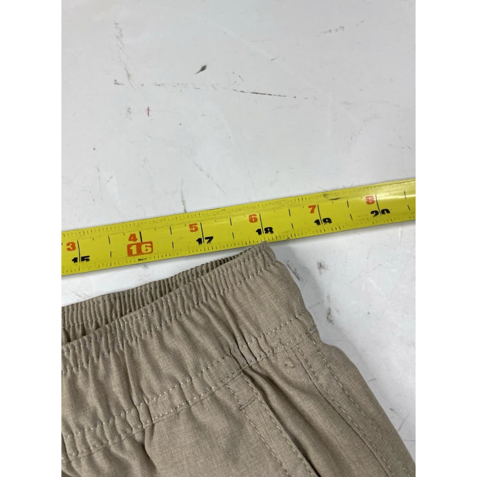 Vintage Fair Harbor The One Shorts Mens 3XL Beige Unlined Casual Trunks Drawstrings Size US 39 - 3 Thumbnail