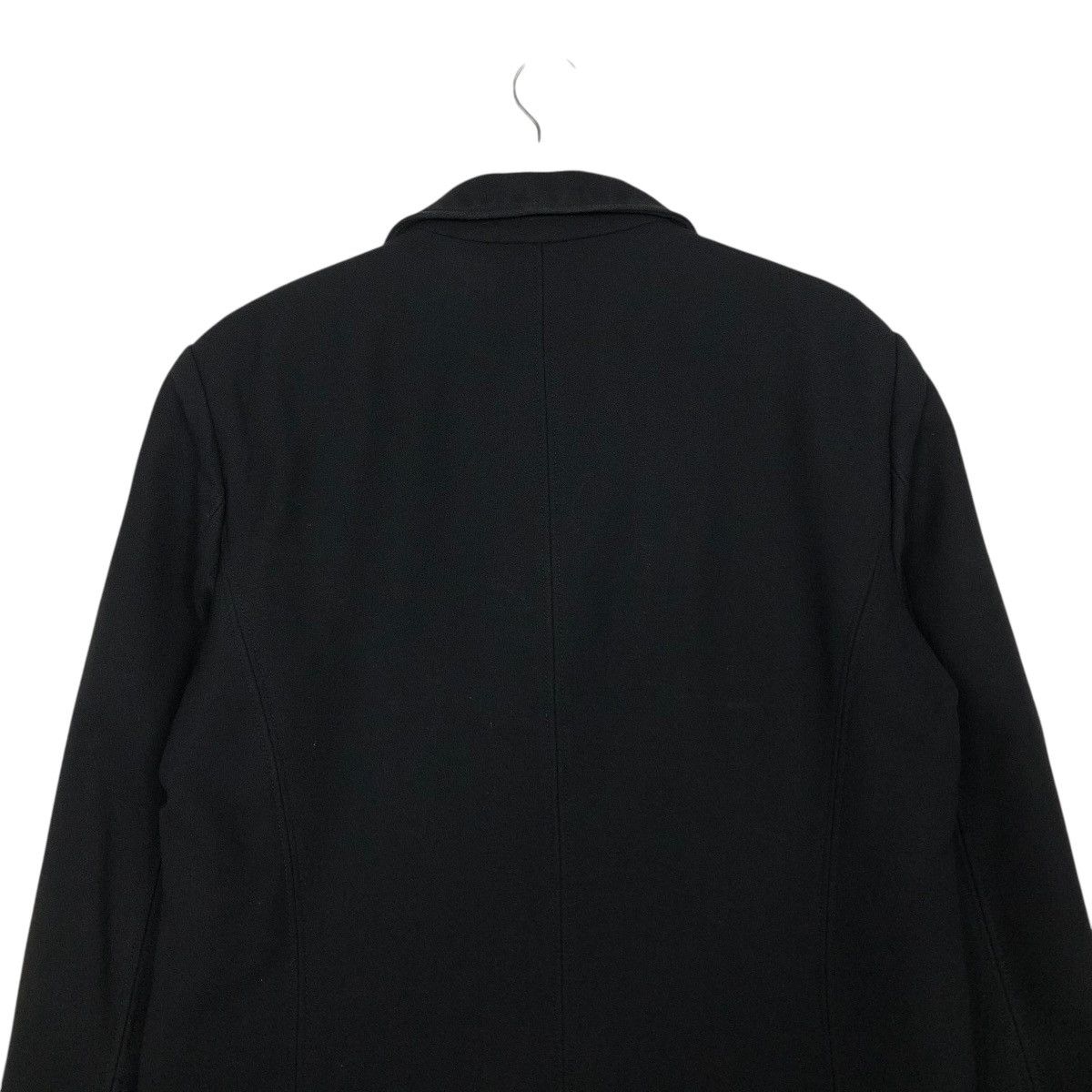 Emporio Armani 🔥RICH BLACK VINTAGE FLY LONG COATS WOOL EMPORIO ARMANI ITALY Size US M / EU 48-50 / 2 - 13 Thumbnail