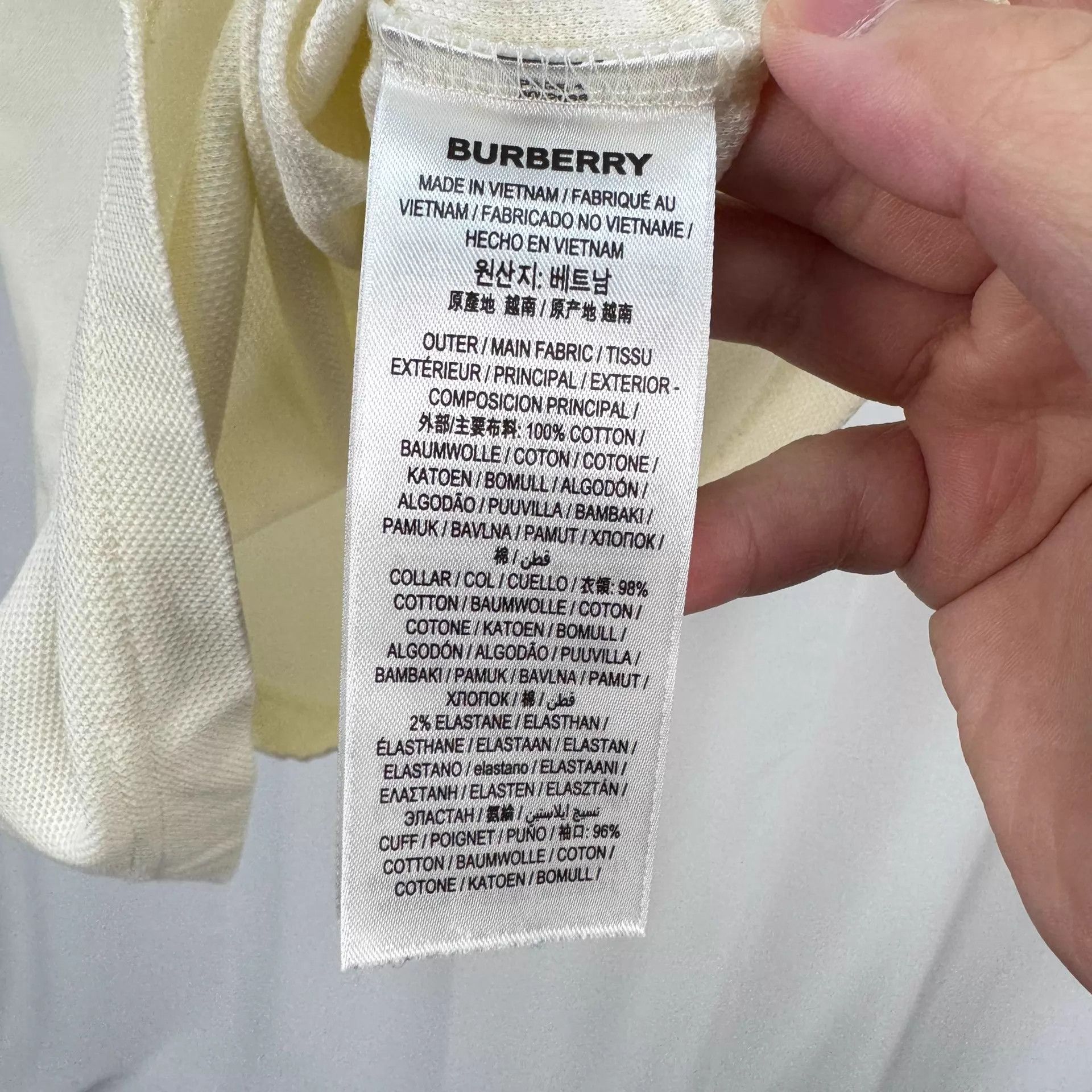 Burberry Burberry short-sleeve logo polo M 95 new Size US M / EU 48-50 / 2 - 8 Thumbnail
