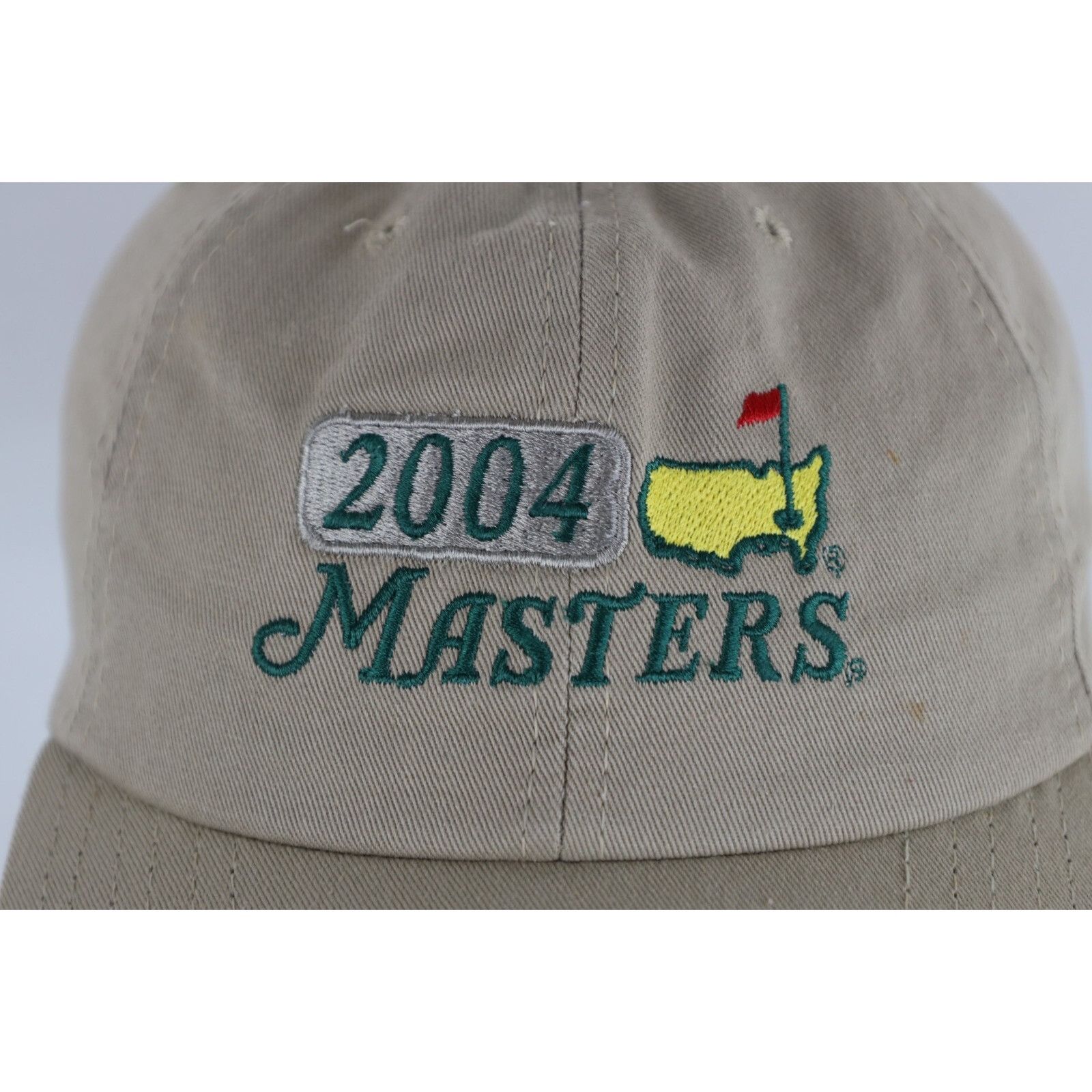 American Needle Vintage Y2K 2004 Spell Out The Masters Augusta Golf Hat Size ONE SIZE - 2 Thumbnail