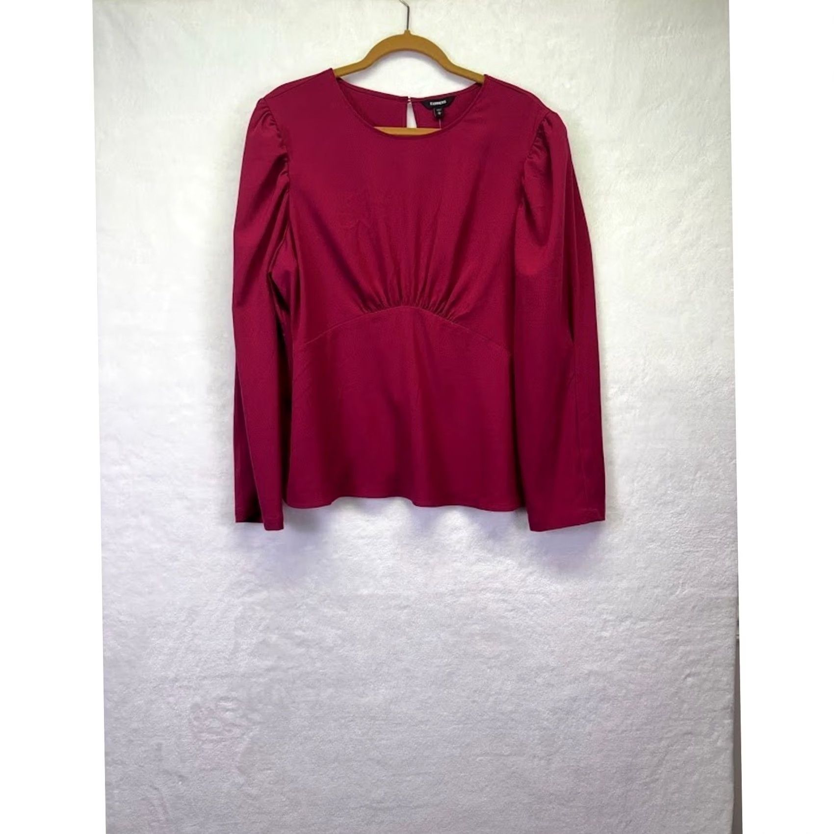 Express Express Pink Power Blouse, XL Size XL / US 12-14 / IT 48-50 - 3 Thumbnail