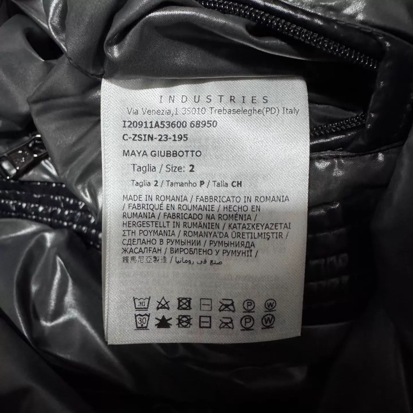 Moncler Moncler Maya Black Shiny Down Jacket Size 2 99 New Size US M / EU 48-50 / 2 - 8 Thumbnail