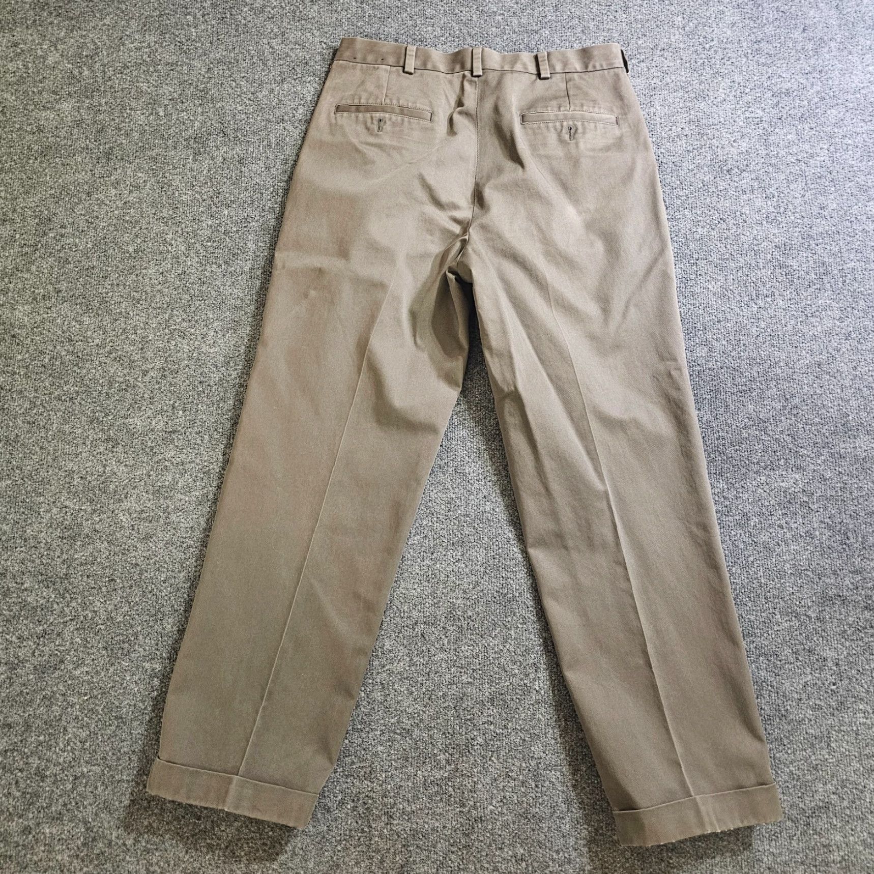 Brooks Brothers Brooks Brothers Dress Pants Men 34x33 Brown Advantage Chino Thompson Neutral Size US 34 / EU 50 - 7 Thumbnail