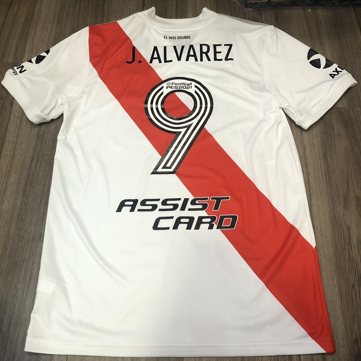 Adidas River plate 20/21 home shirt #9 J.Alvarez (Bnwt) Size US S / EU 44-46 / 1 - 2 Thumbnail