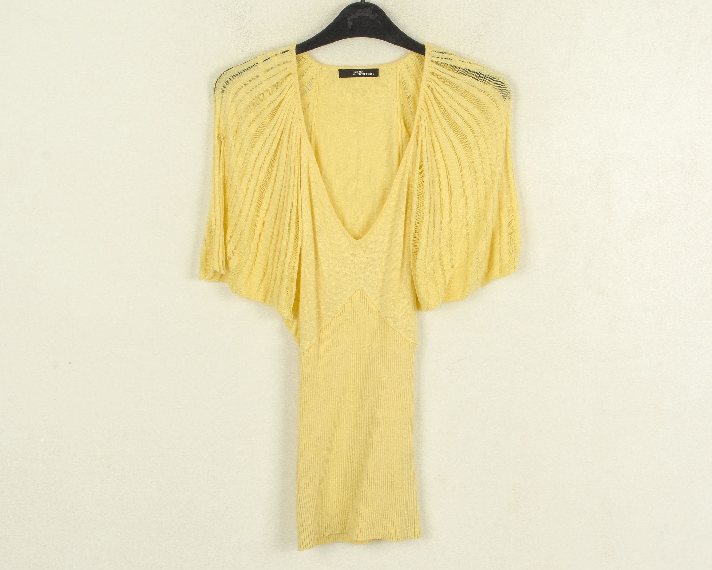 Designer × Vintage Jane Norman Women S Blouse Shirt Short Sleeves Y2K Knitwear Size S / US 4 / IT 40 - 1 Thumbnail