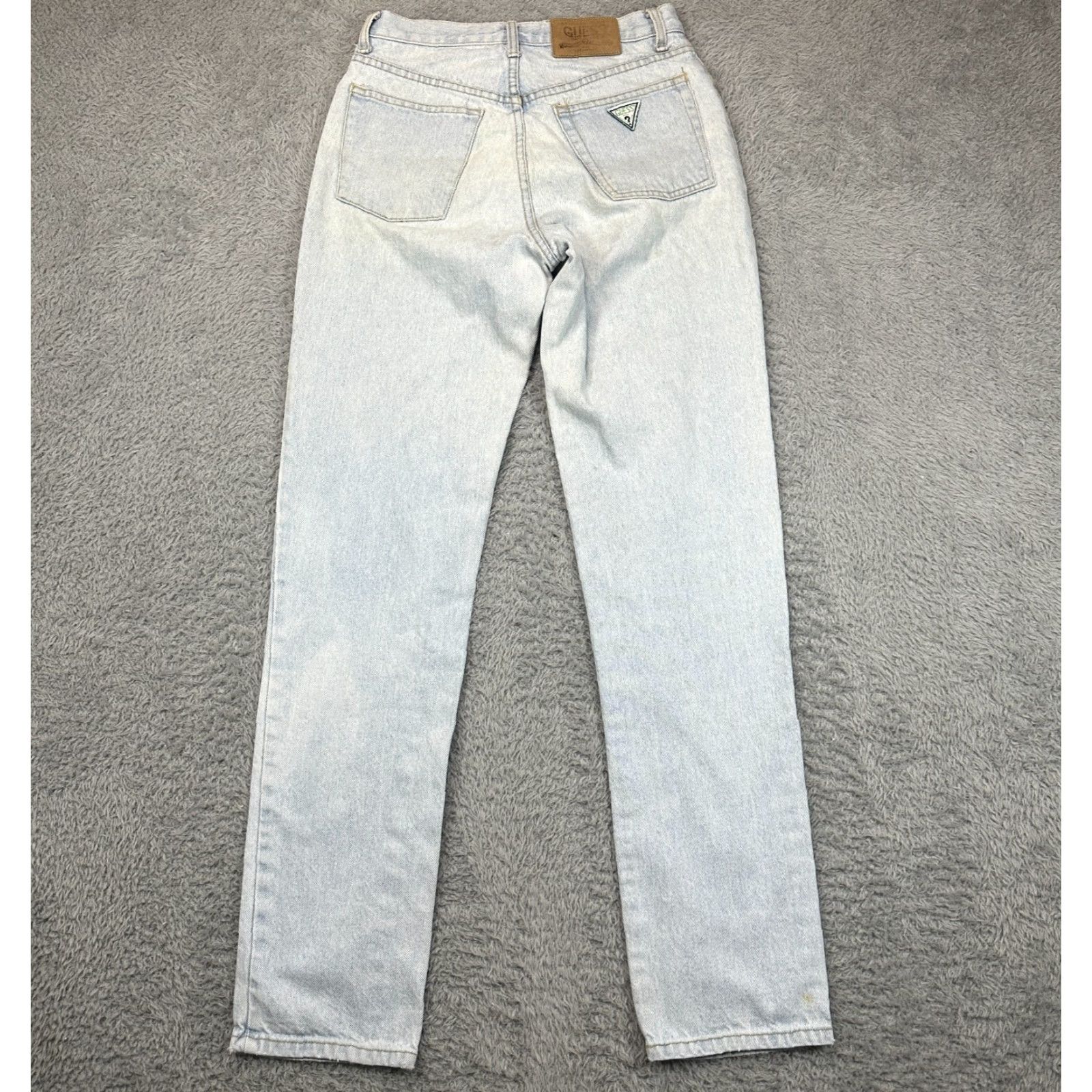 Guess GUESS Jeans 28 x 33 Light Wash High Rise 5-Pocket Denim Relaxed Men Shirt? Size US 28 / EU 44 - 2 Thumbnail