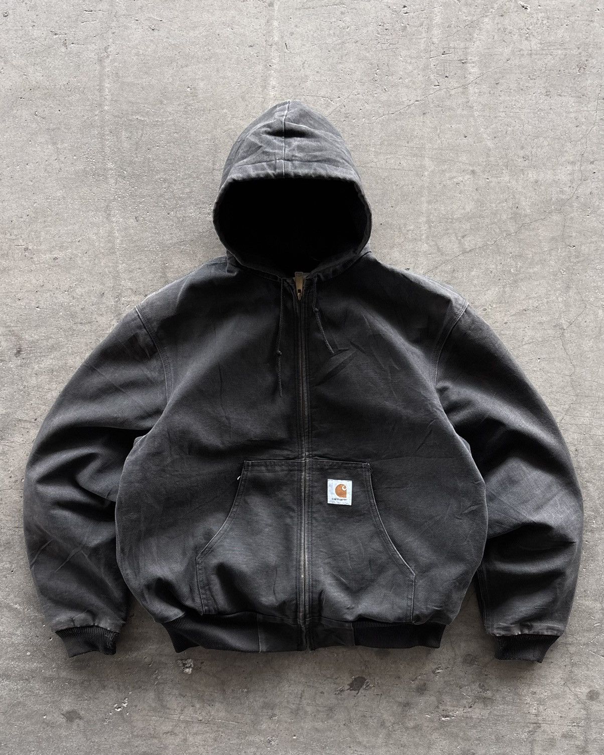Carhartt 90s J03BLK Carhartt Active Faded Black Jacket Size US L / EU 52-54 / 3 - 1 Thumbnail