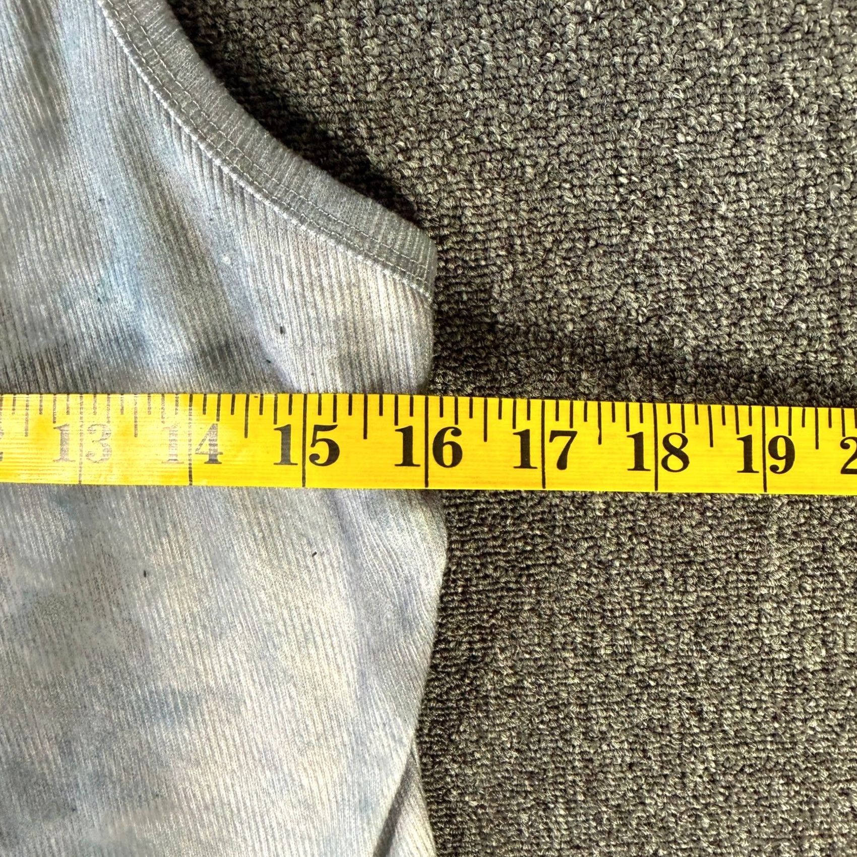 Vintage VINTAGE Tank Top M Gray Black Tie-Dye Sleeveless Grunge Punk Cropped Ribbed Y2k Women Size M / US 6-8 / IT 42-44 - 5 Thumbnail