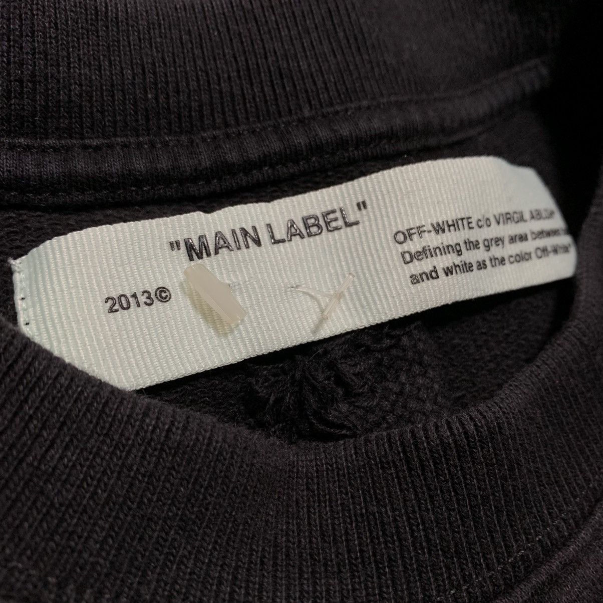 Off-White Off White XS Impressionism Arrows Black Sweatshirt Virgil Size US XS / EU 42 / 0 - 6 Thumbnail