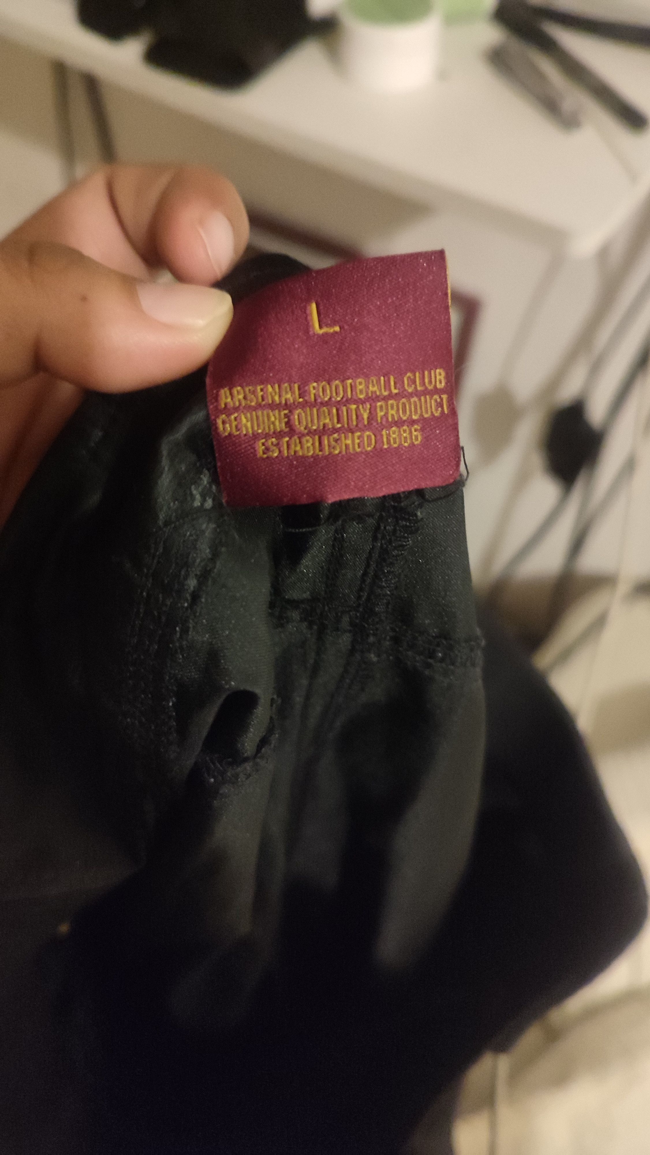 Vintage ARSENAL TRACK PANTS Size US 28 / EU 44 - 3 Thumbnail