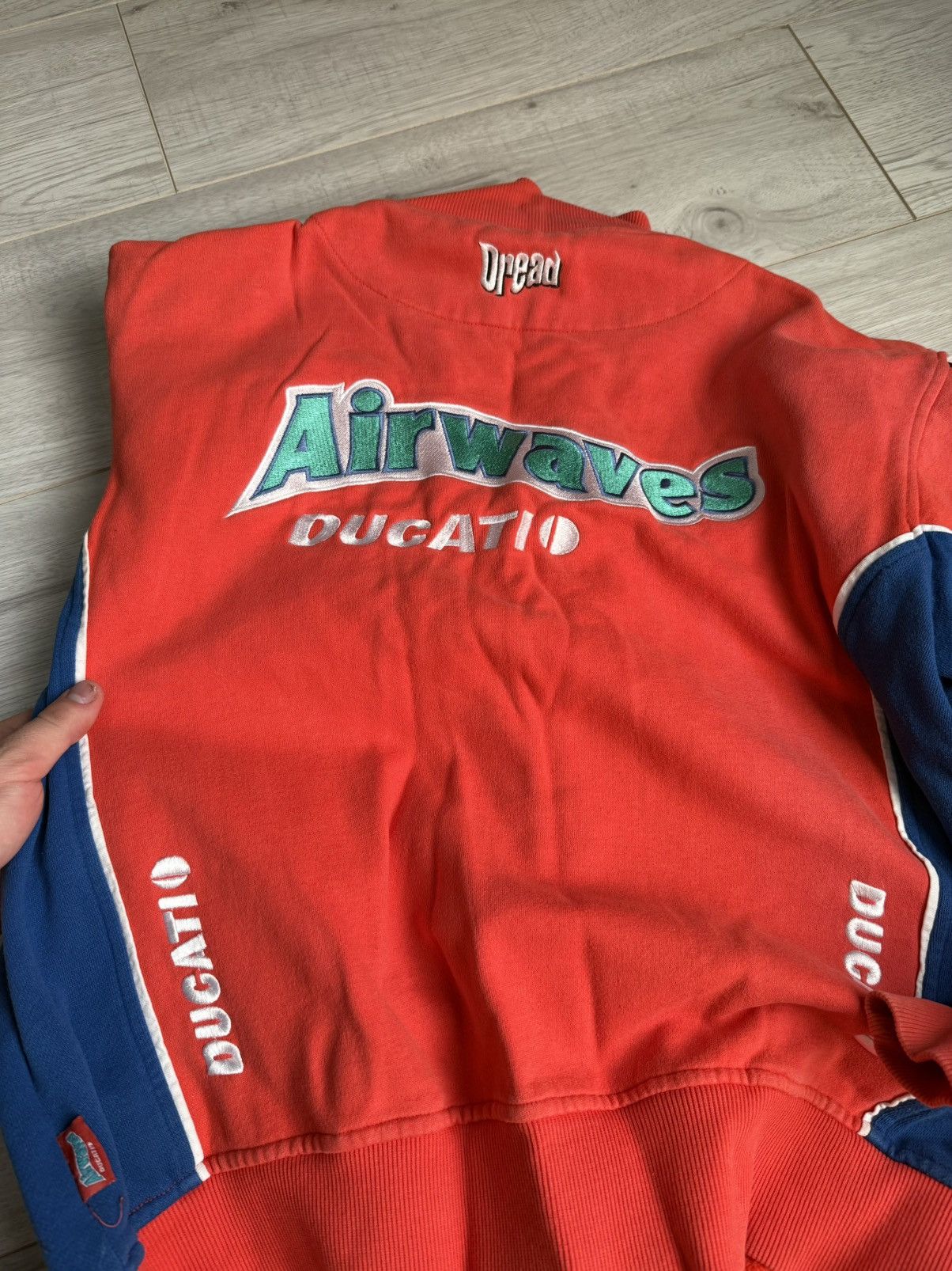 Ducati × Vintage Vintage Ducati Airwaves racing jacket dread Size US L / EU 52-54 / 3 - 3 Thumbnail