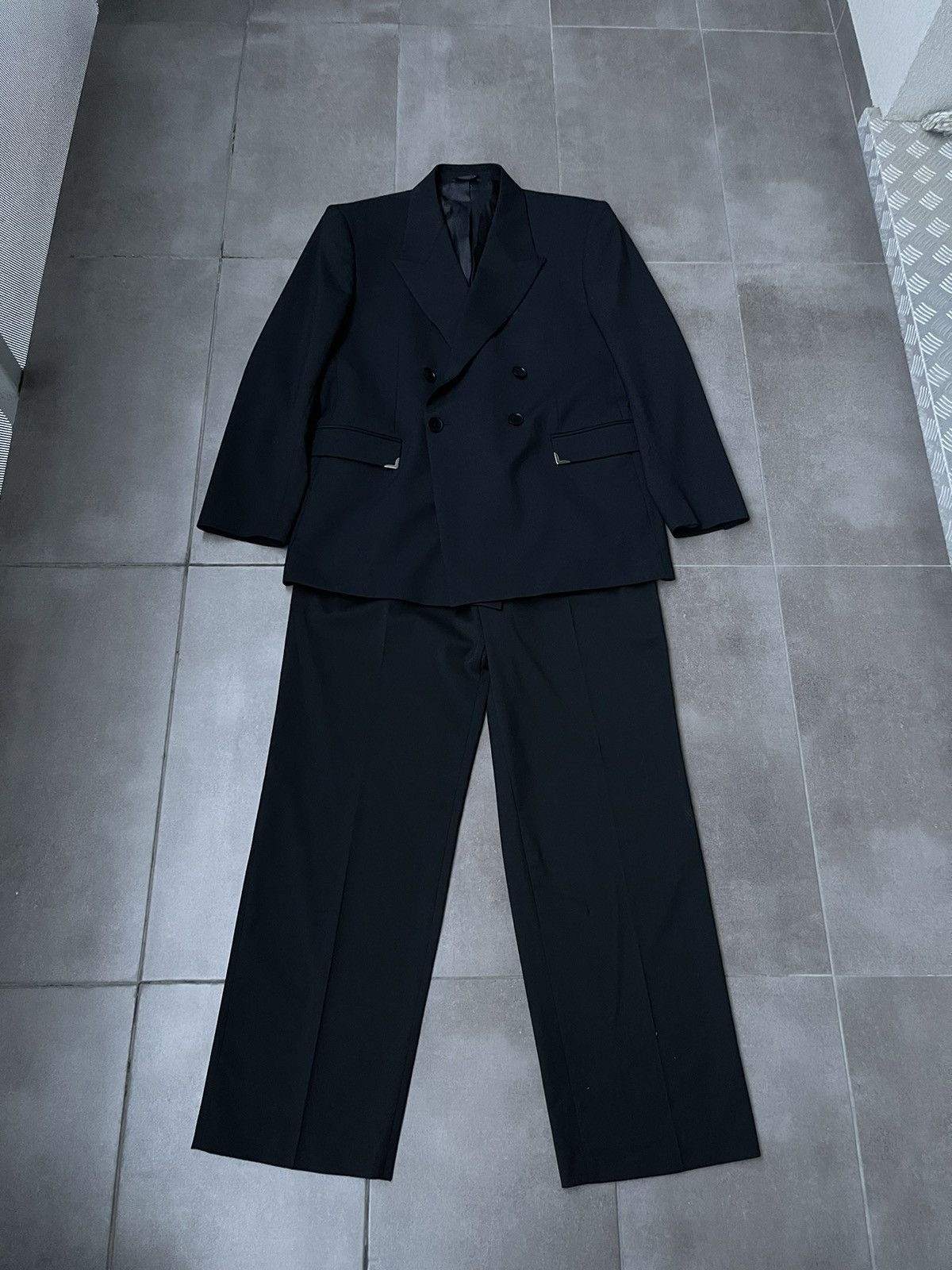 Han Kjobenhavn !DS! AW22 Han Kjobenhavn Boxy Suit Black Blazer Size 40R - 20 Thumbnail