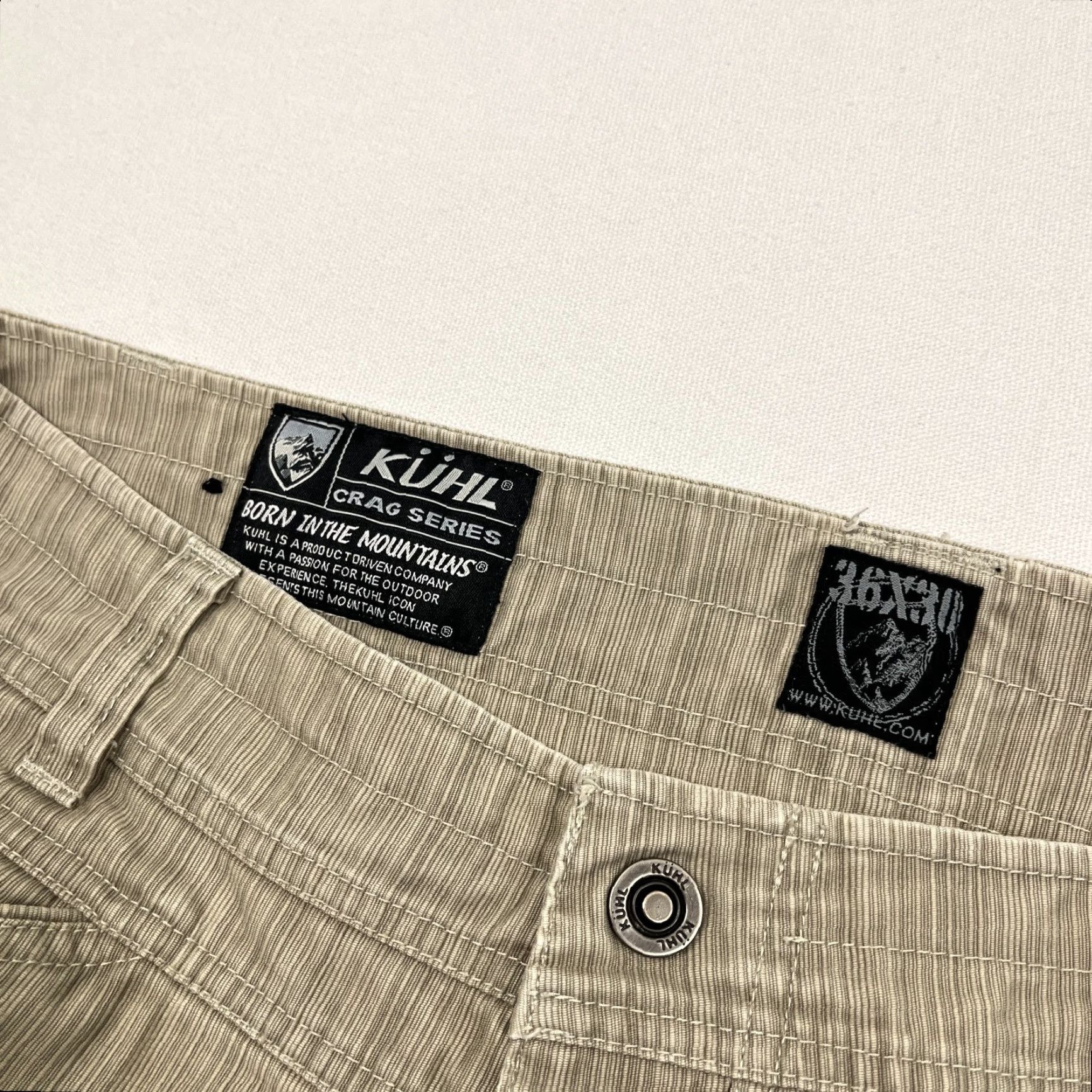 Vintage Kuhl Crag Series Pants Mens 34x28 Brown Durable Canvas Hiking Gorpcore Shirt? Size US 34 / EU 50 - 4 Thumbnail