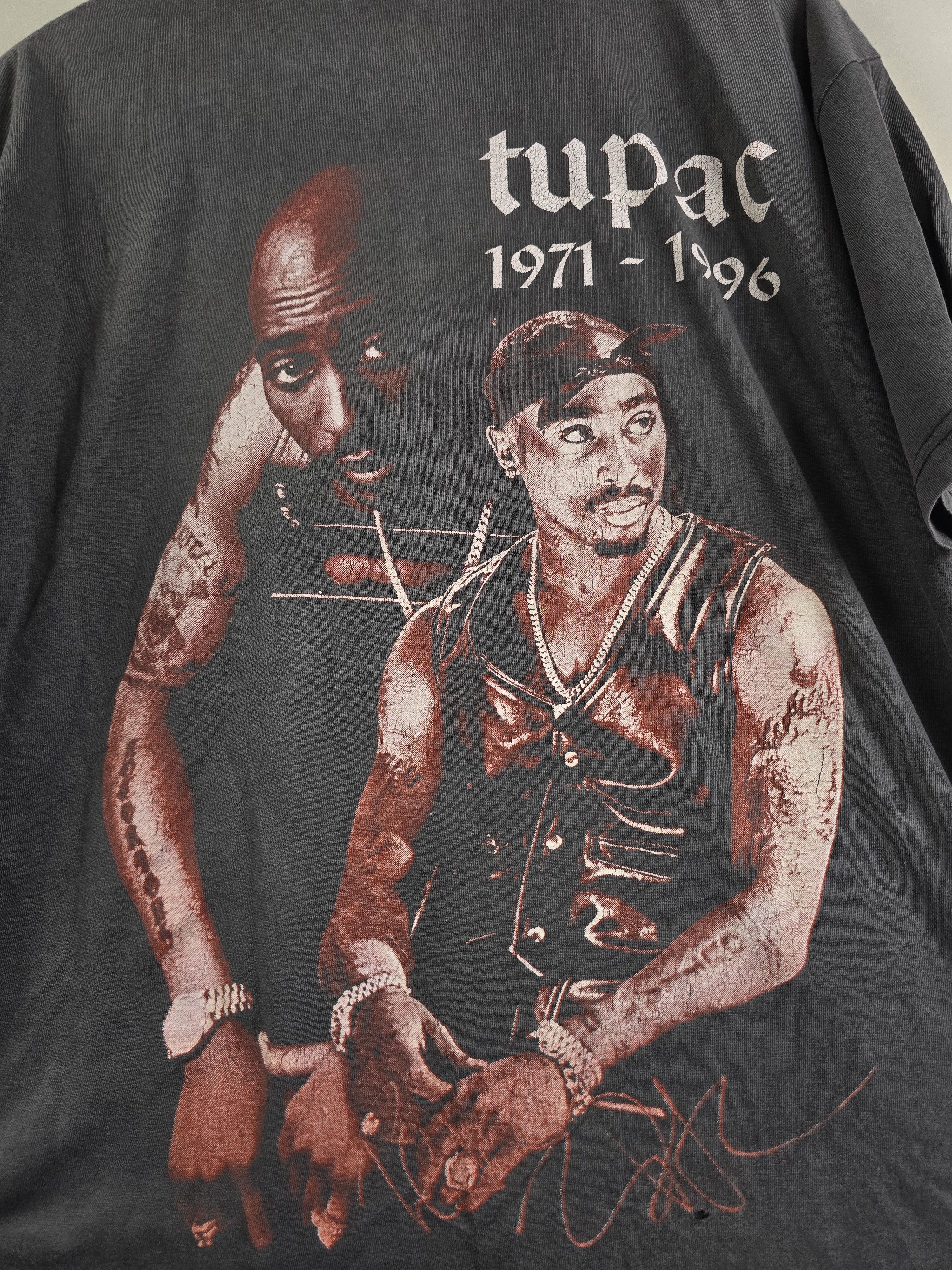 Band Tees × Rap Tees × Vintage 90s Tupac Only god can judge me Makeveli 2Pac XL 22.5" 29" Size US XL / EU 56 / 4 - 8 Thumbnail