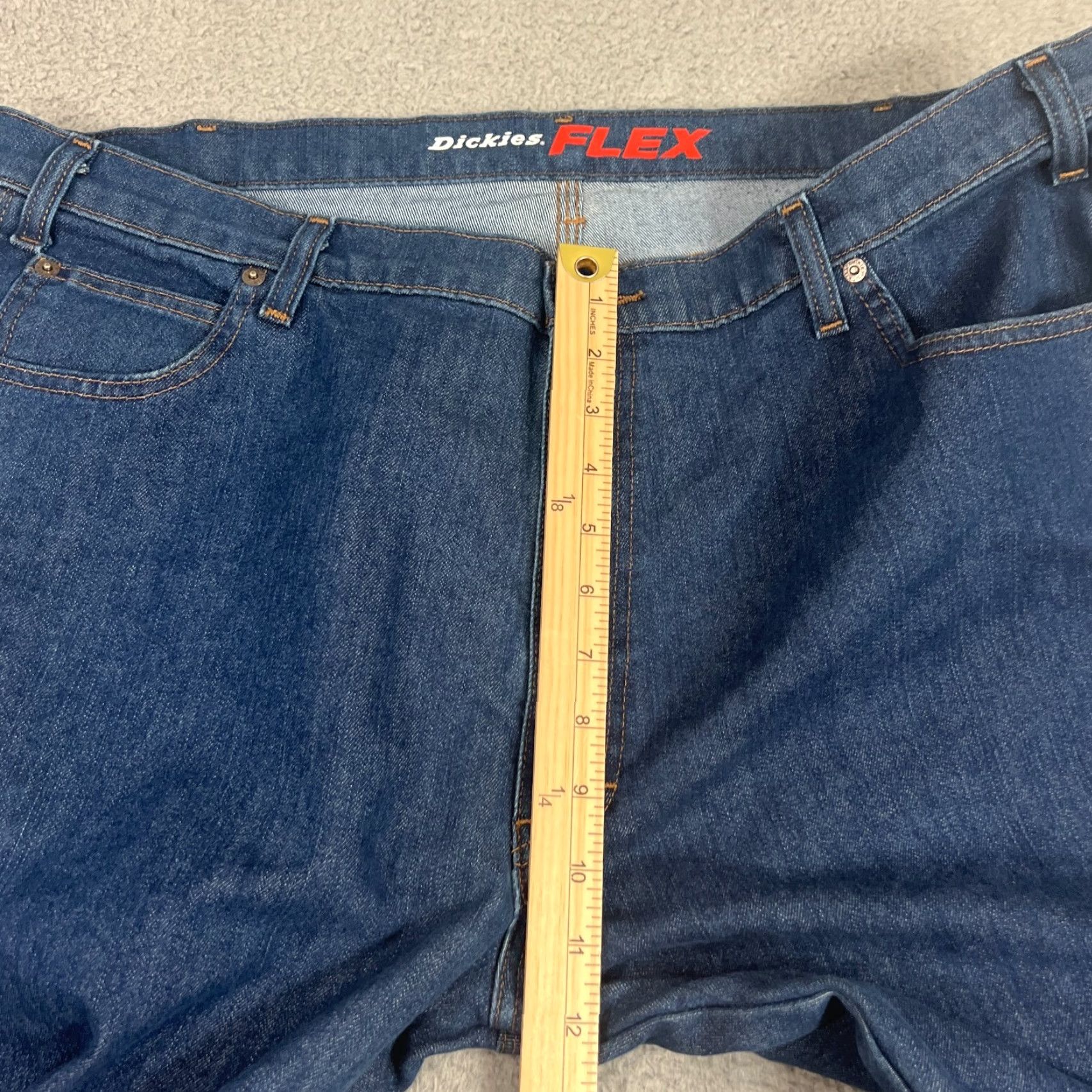 Dickies VINTAGE Dickies Jeans Men 42x30 Relaxed Fit Straight Leg Cargo Carpenter Workwear Blue 90s Mens Size US 42 / EU 58 - 3 Thumbnail