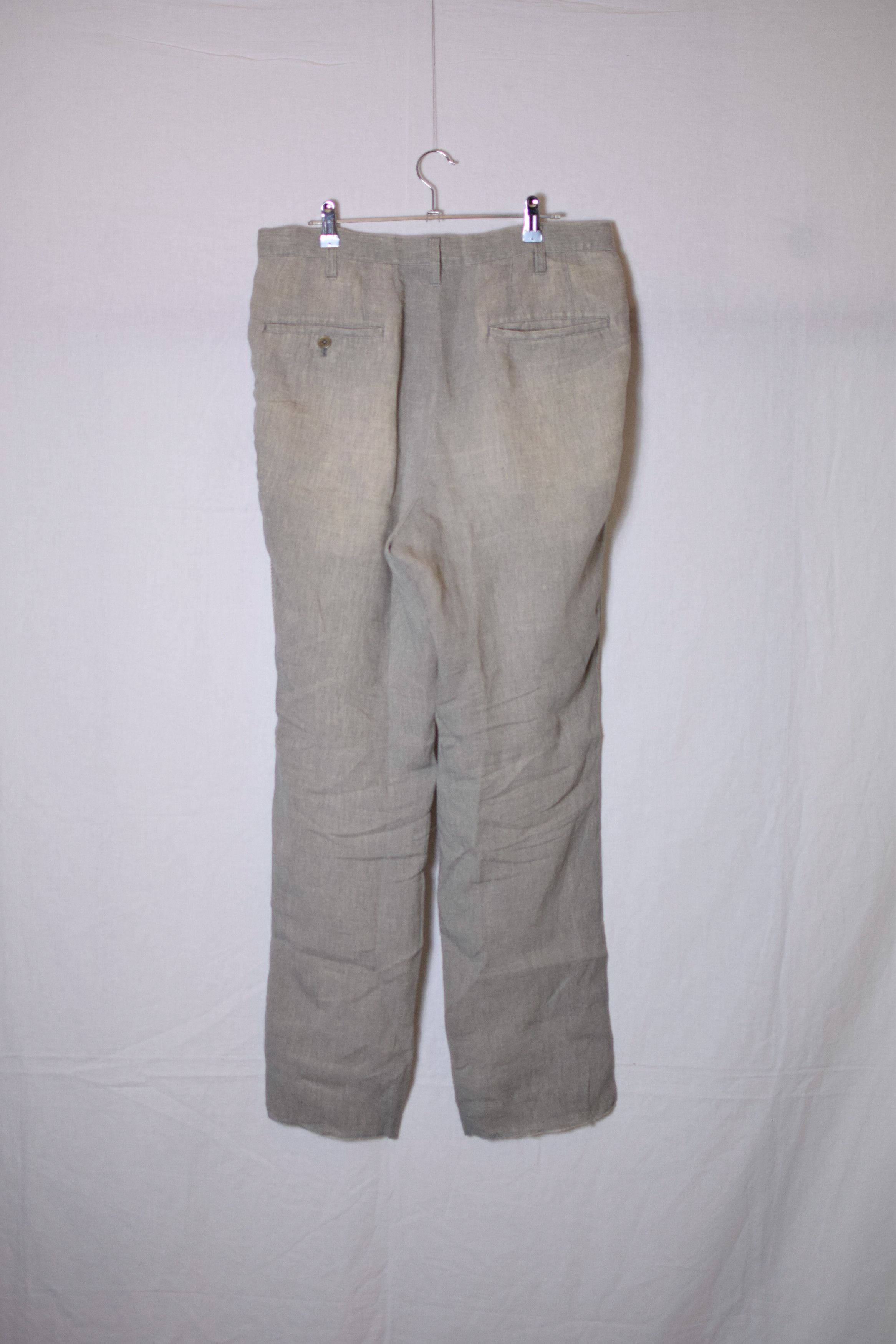 Yohji Yamamoto YYPH SS10 Linen Pants - HJ-P29-324 Size US 32 / EU 48 - 3 Thumbnail