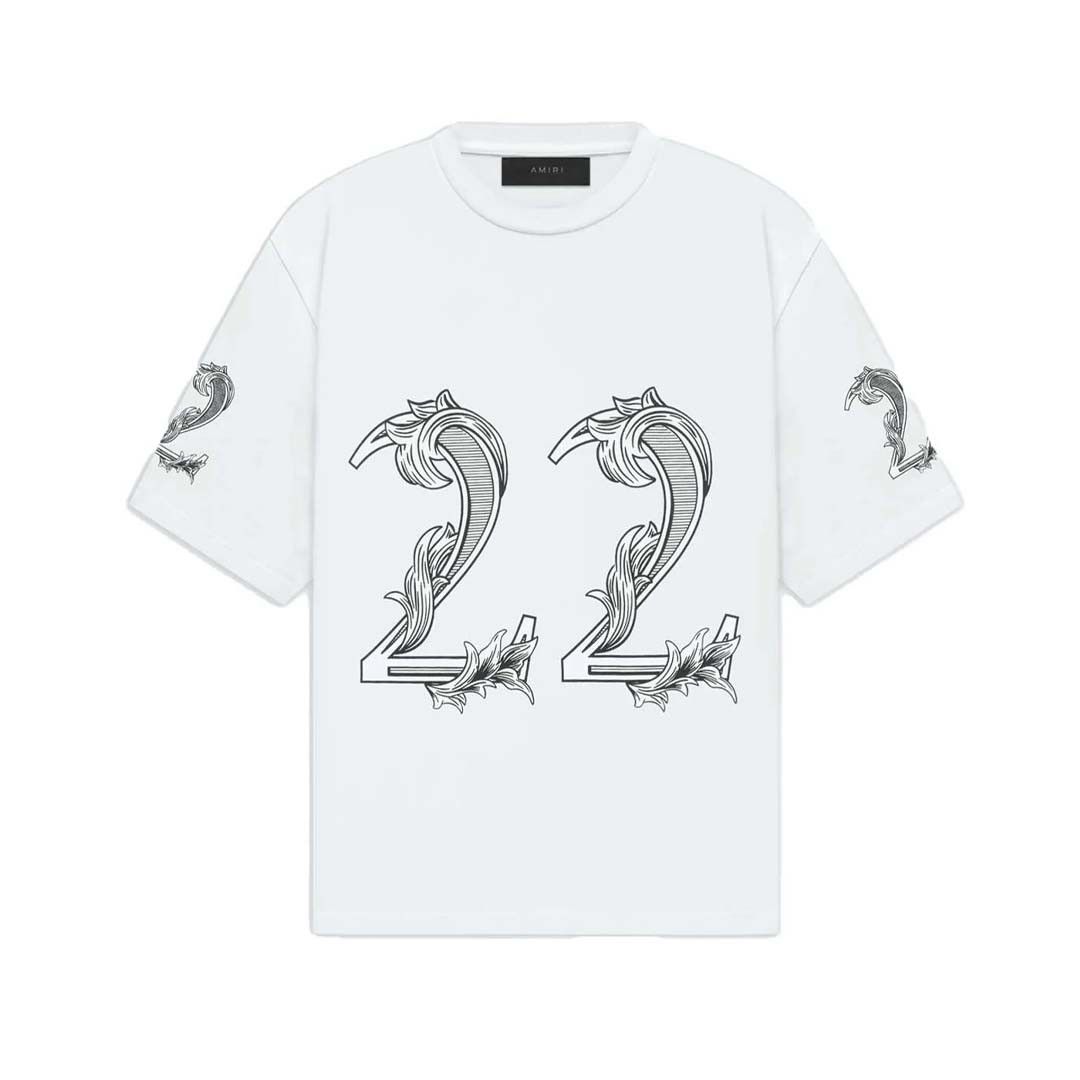 Amiri Overd 22 Tee White Size US M / EU 48-50 / 2 - 1 Preview