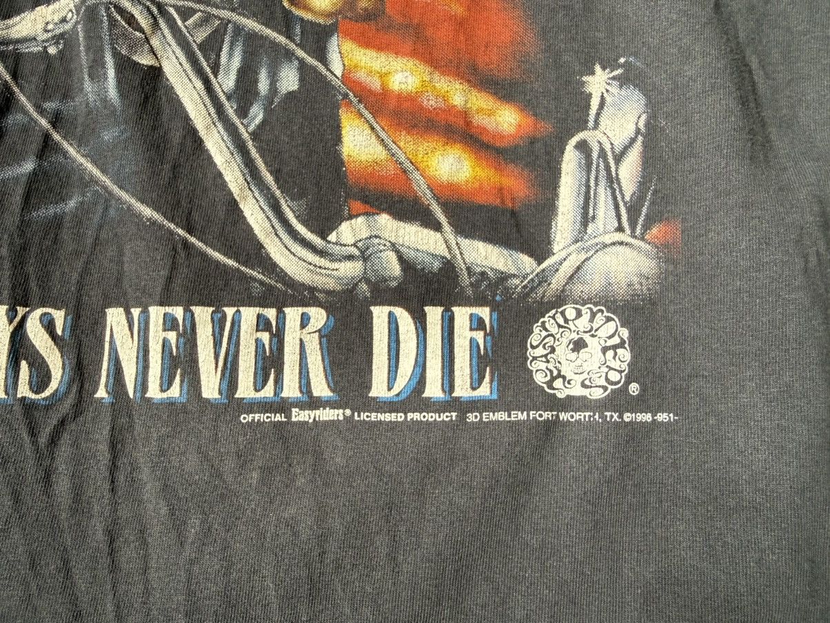 Band Tees Vintage 3D Emblem Easyriders BAD GUYS NEVER DIE Size US L / EU 52-54 / 3 - 2 Thumbnail