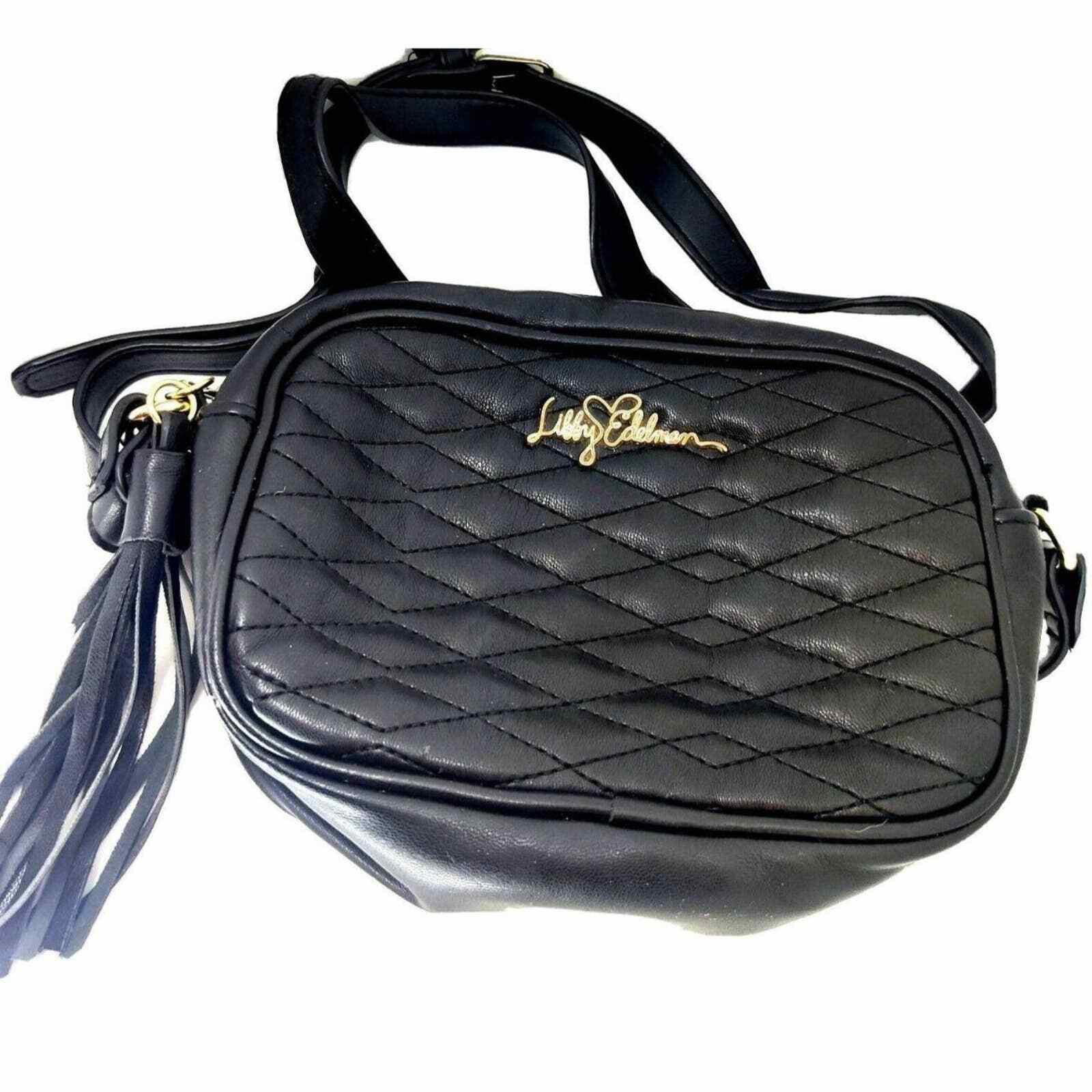Other Libby Edelman Black Mini Crossbody Quilted Tassle Purse Bag Size ONE SIZE - 1 Thumbnail