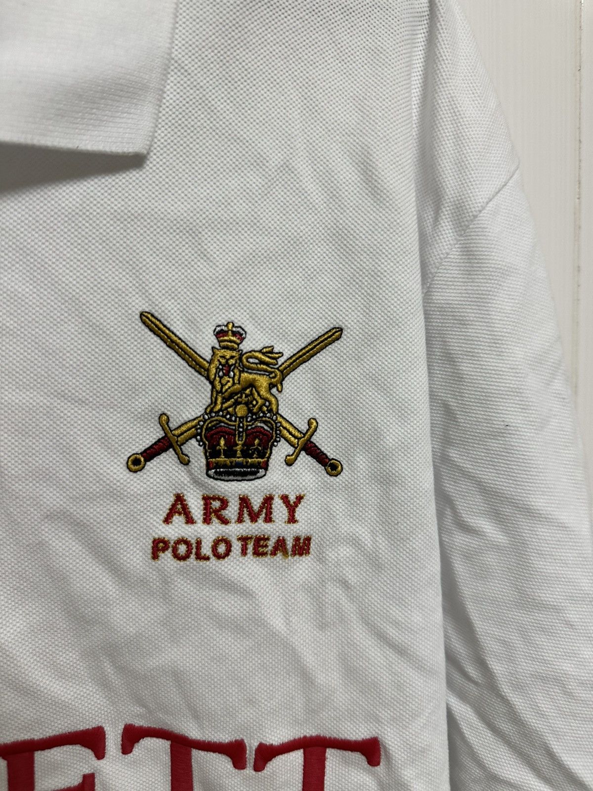 Hackett Hackett polo army 3 shirt white size XXL Size US XXL / EU 58 / 5 - 2 Thumbnail