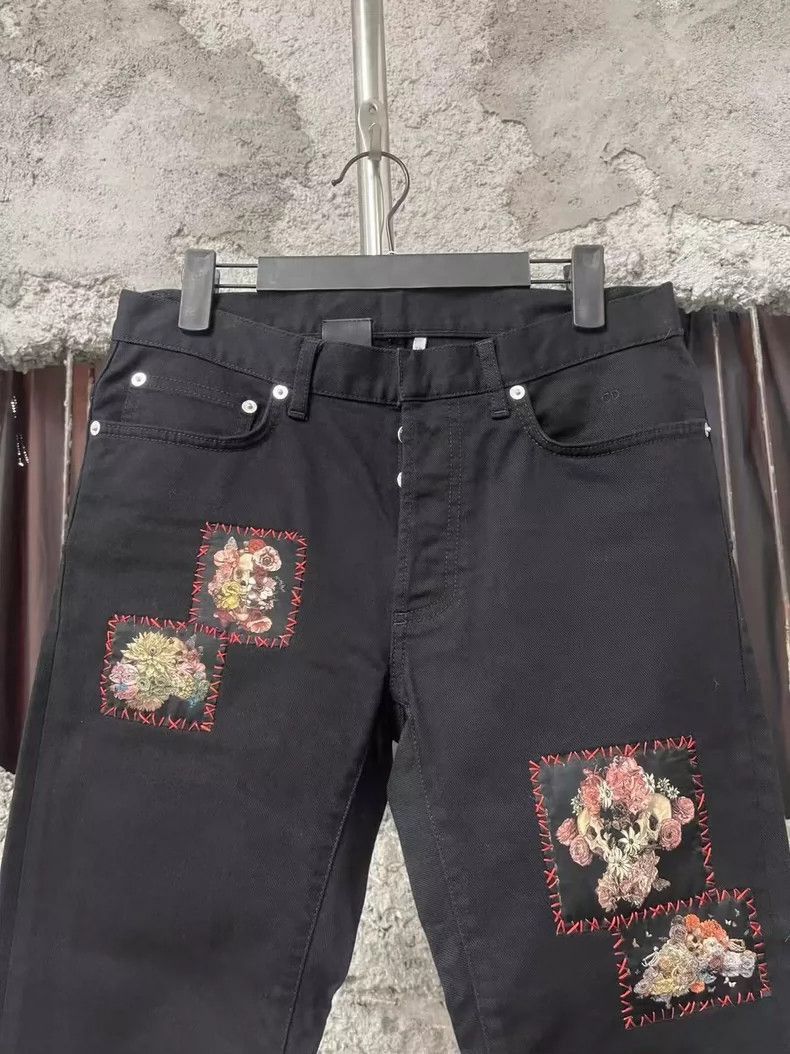 Dior Dior Jeans with Floral Embroidery-2505 Size US 29 - 3 Thumbnail