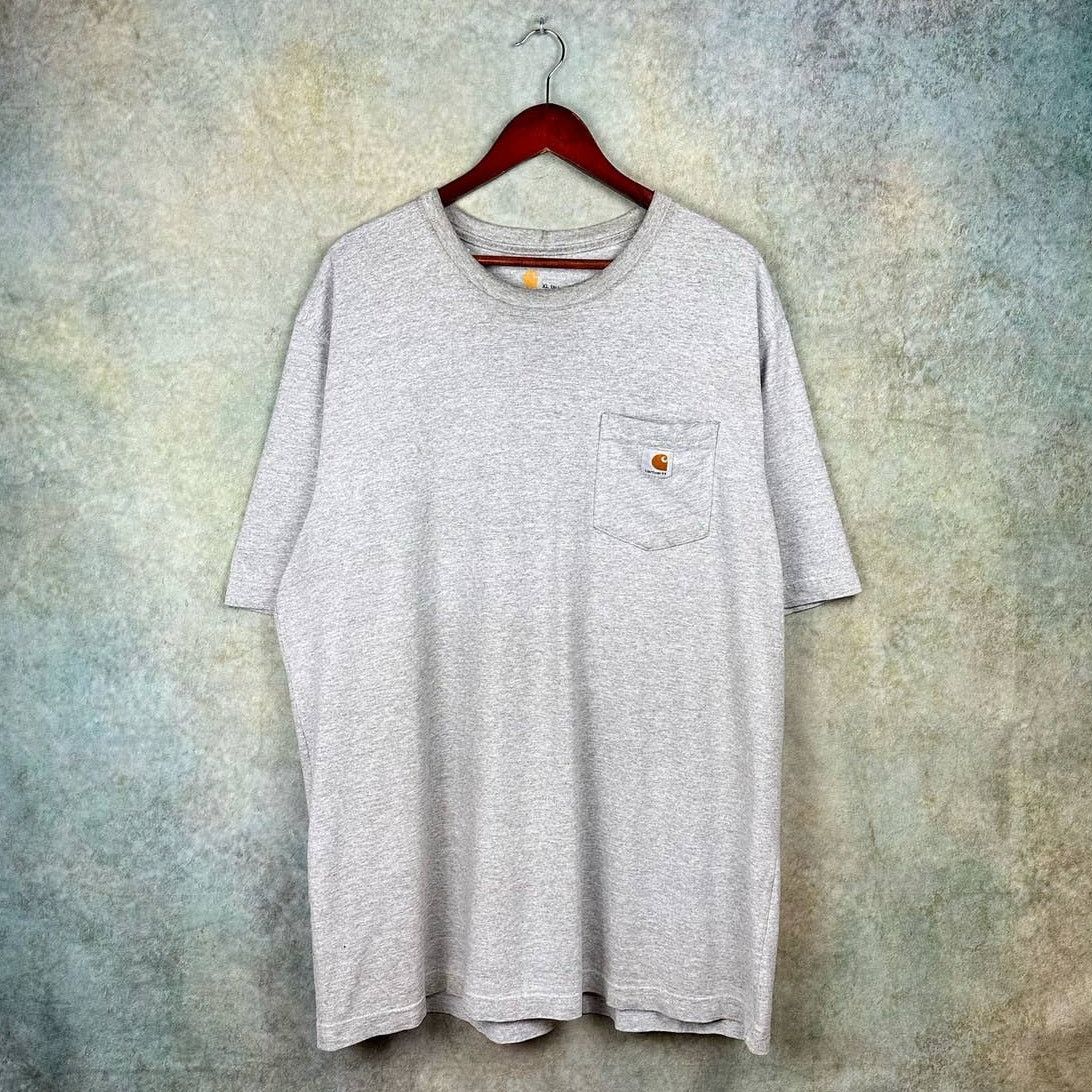 Carhartt Carhartt Pocket T Shirt Sz XLT Gray Work Wear Size US XL / EU 56 / 4 - 1 Thumbnail