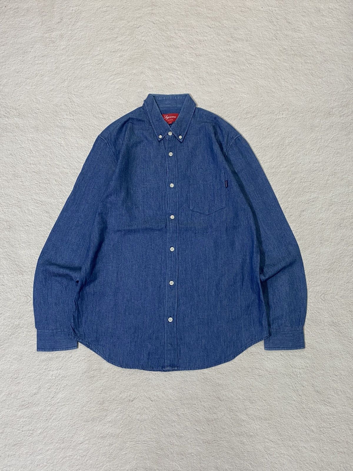 RARE❤️‍🔥Supreme Denim Shirt FW15