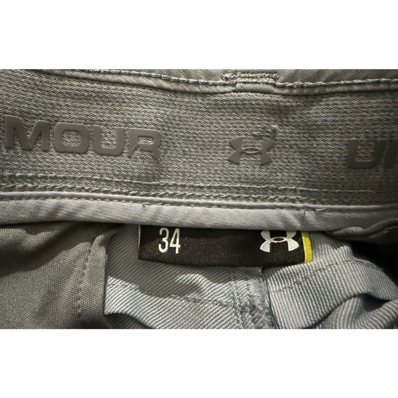 Under Armour Under Armour Chino Golf Shorts Grey Performance Flat Front Size US 34 / EU 50 - 5 Thumbnail