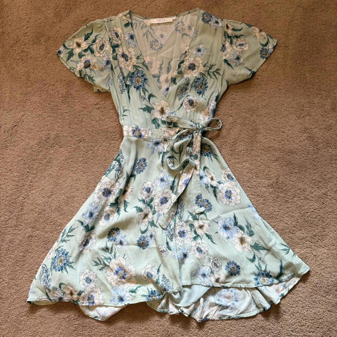 Designer Women's Blue and Green Dress Size M / US 6-8 / IT 42-44 - 1 Thumbnail