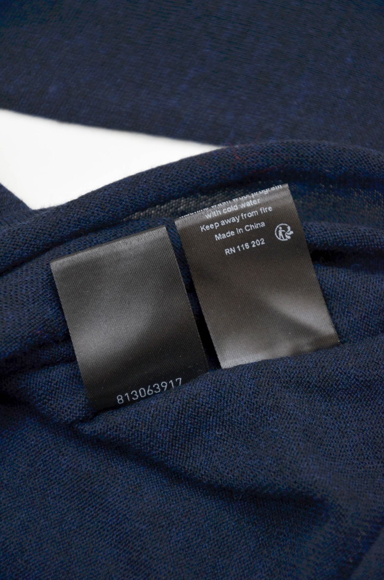 Zadig & Voltaire Zadig & Voltaire Amour Merino Lightweight Navy Sweater - L Size L / US 10 / IT 46 - 11 Thumbnail