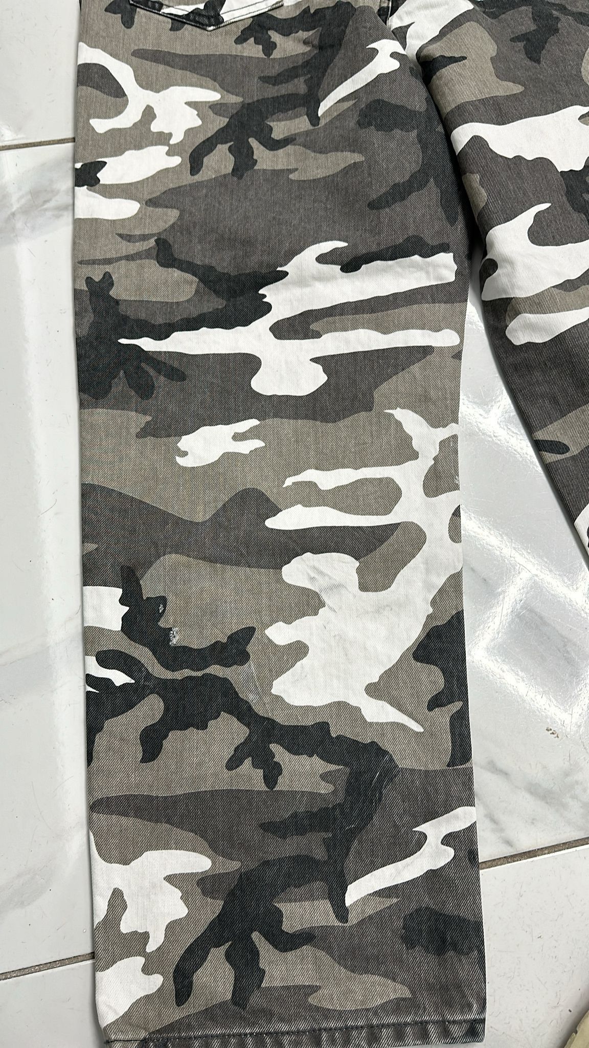 Stussy × Vintage Stussy Snow Camo Big Ol Denim Jeans 32 Size US 32 / EU 48 - 6 Thumbnail