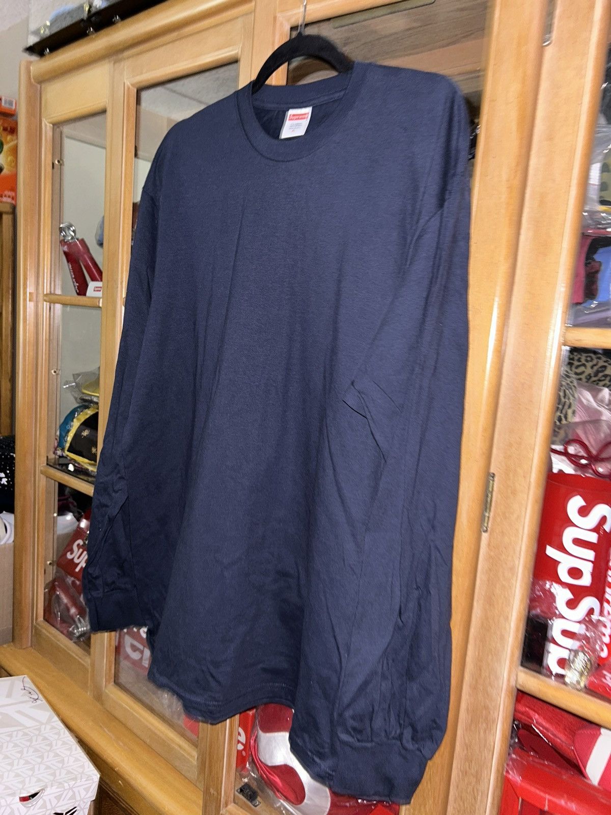 Supreme Supreme Blank L/S Tee Shirt Long Sleeve T/Shirt size XL NEW Size US XL / EU 56 / 4 - 2 Thumbnail