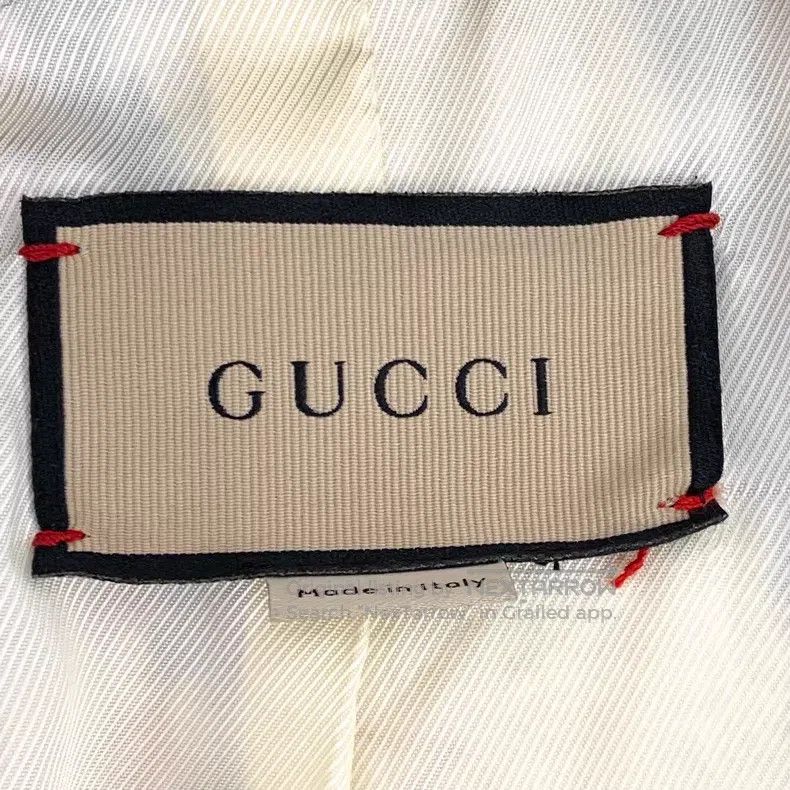 Gucci Gucci Color-matched plaid round-neck single-breasted long- Size S / US 4 / IT 40 - 5 Thumbnail