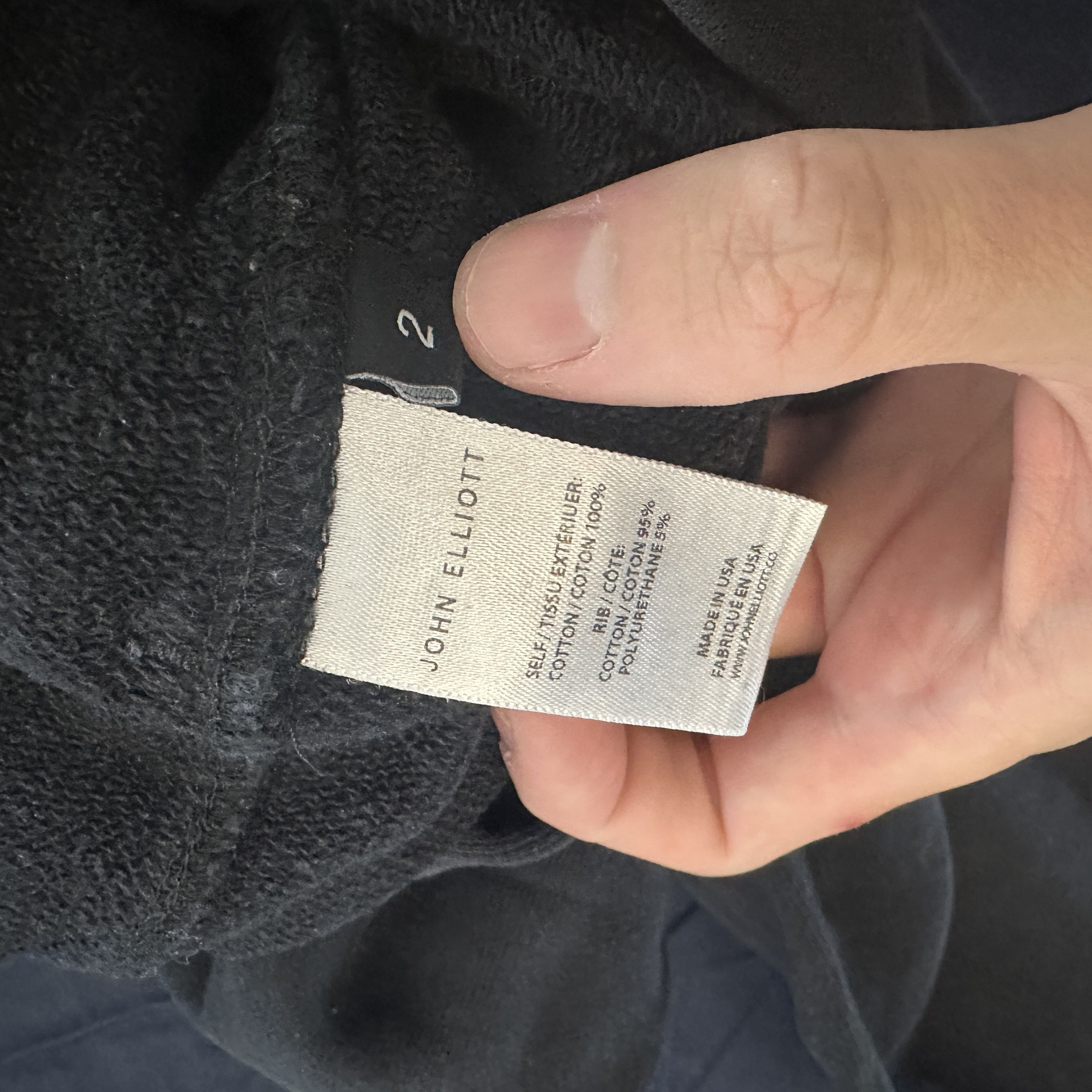 John Elliott John Elliot - Sweatpants - Black Size US 30 / EU 46 - 4 Thumbnail