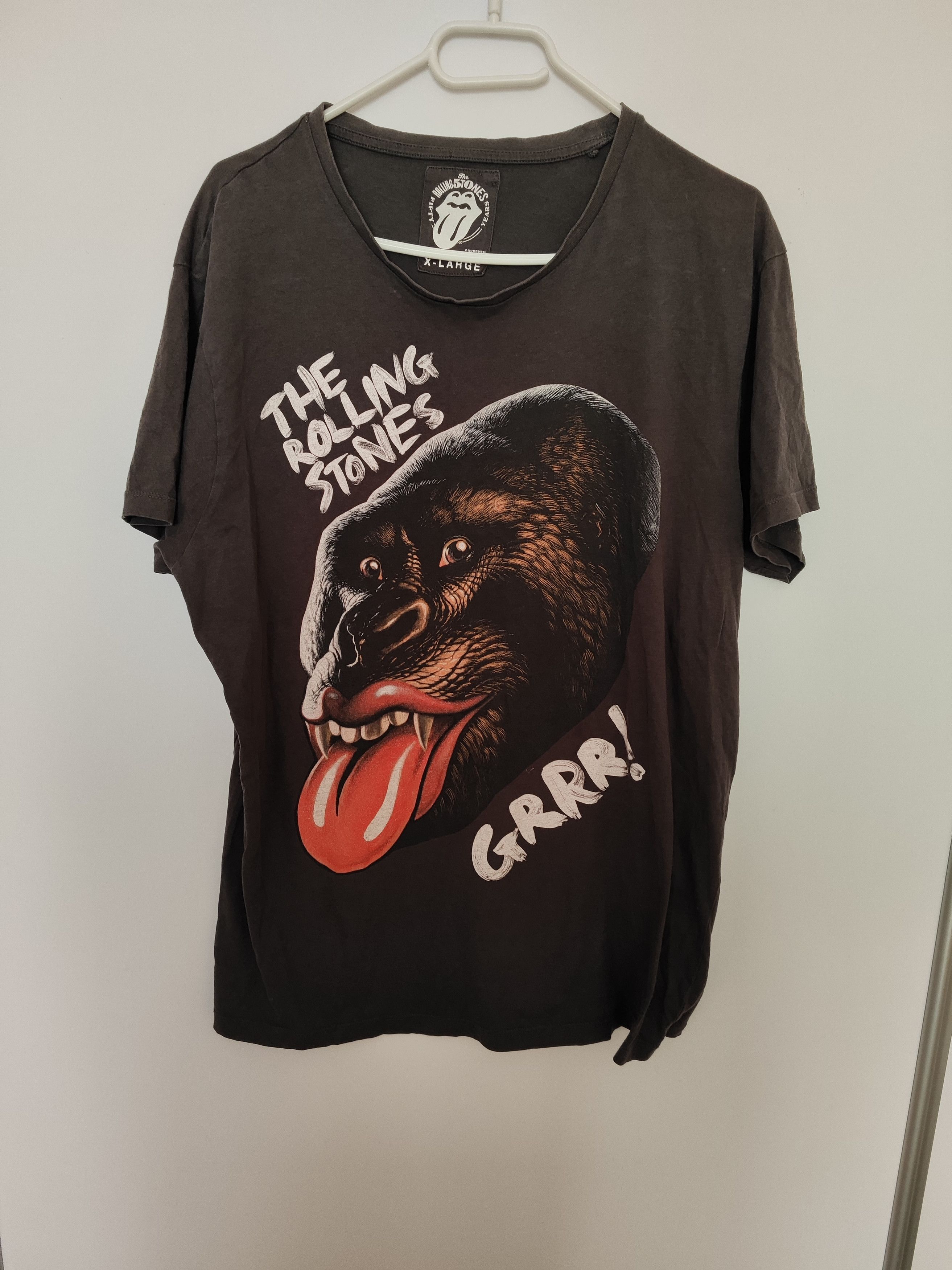 The Rolling Stones × Vintage VINTAGE ROLLING STONES NICE SUN FADED BIG LOGO TEE Size US L / EU 52-54 / 3 - 1 Thumbnail