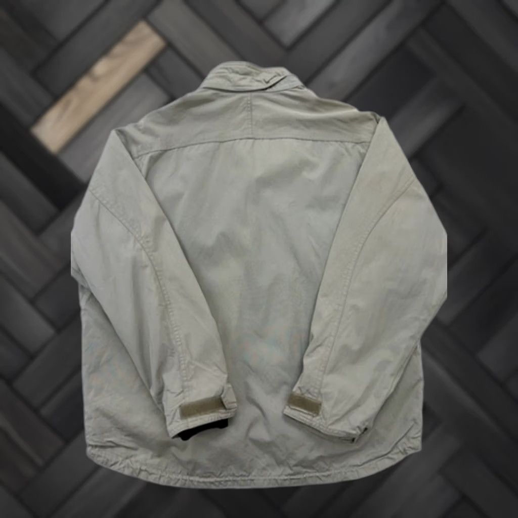 Vintage Red Tab Men Green Windbreaker Jacket Large Lightweight Canvas Full Zip Size US L / EU 52-54 / 3 - 1 Thumbnail