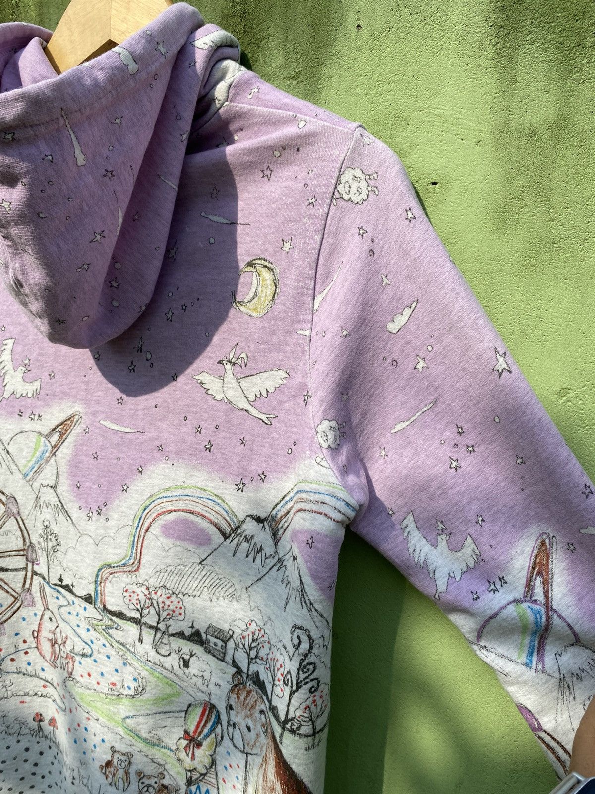 Japanese Brand Scolar Dreamscape Art Graphic Hoodie Fairy Tale Illustration Size M / US 6-8 / IT 42-44 - 10 Thumbnail