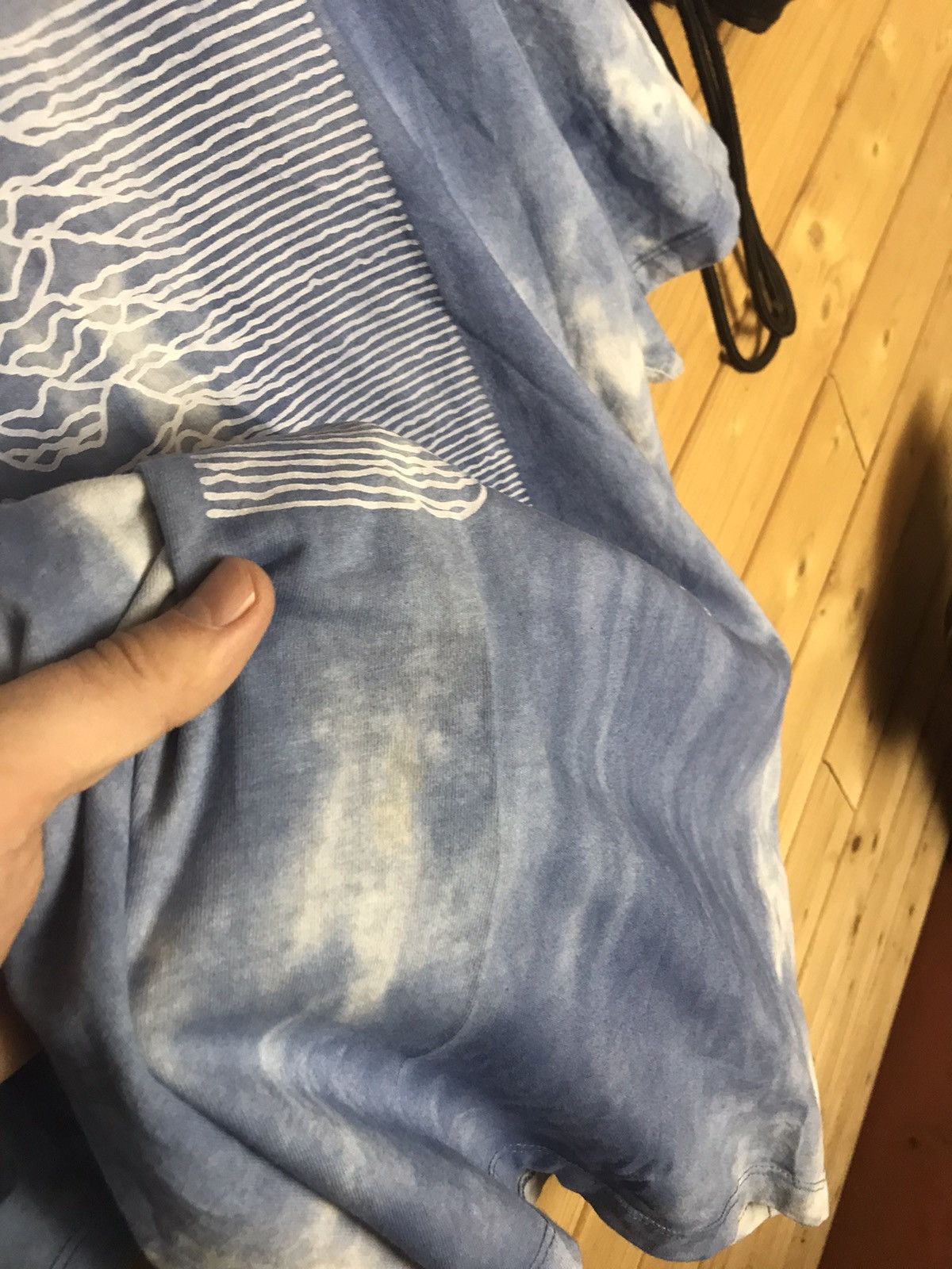 Vintage Joy Division unknown pleasures oversized tie dye t-shirt Size US M / EU 48-50 / 2 - 9 Thumbnail