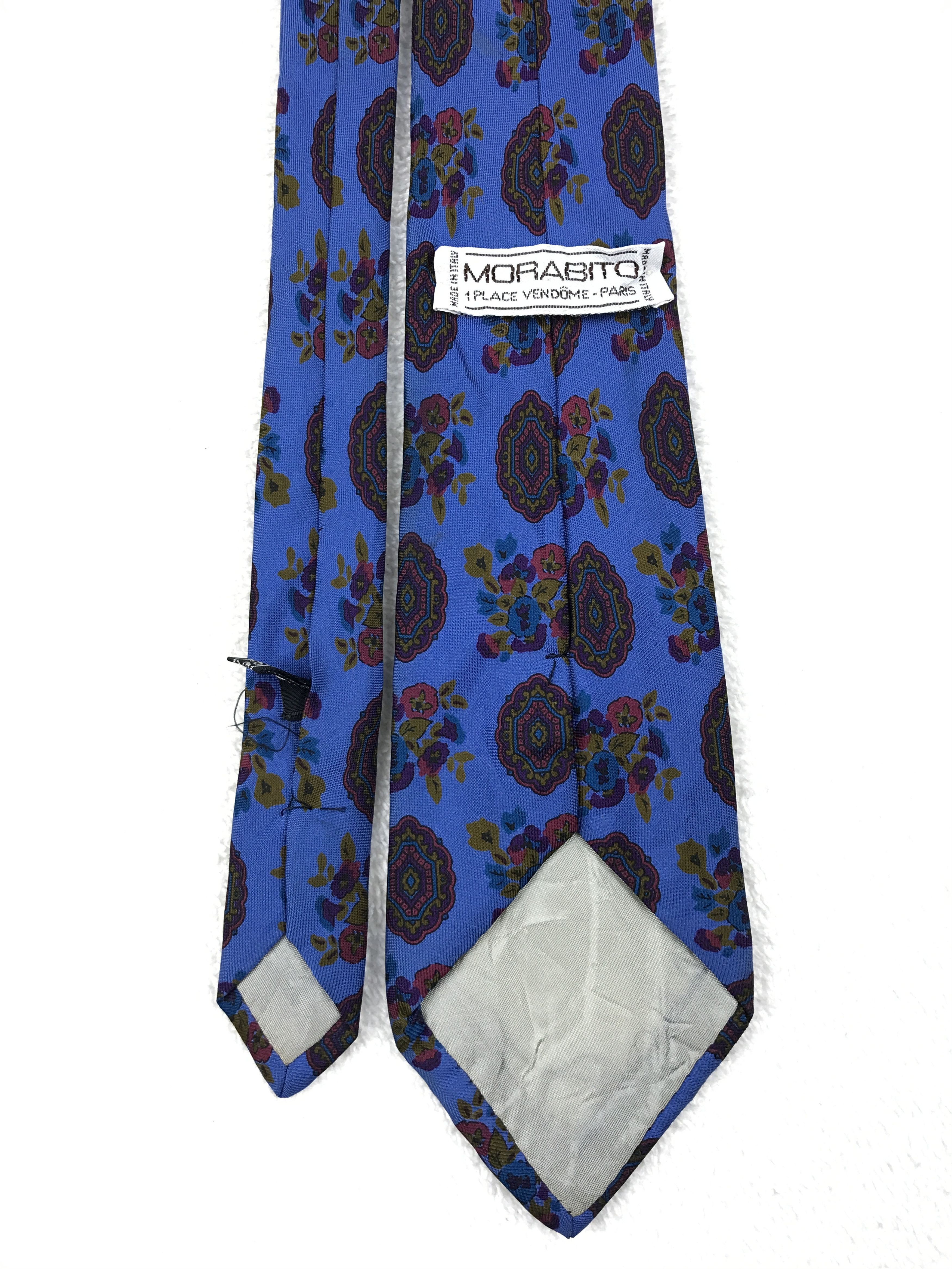 Vintage Vintage Morabito Silk Necktie Size ONE SIZE - 4 Thumbnail