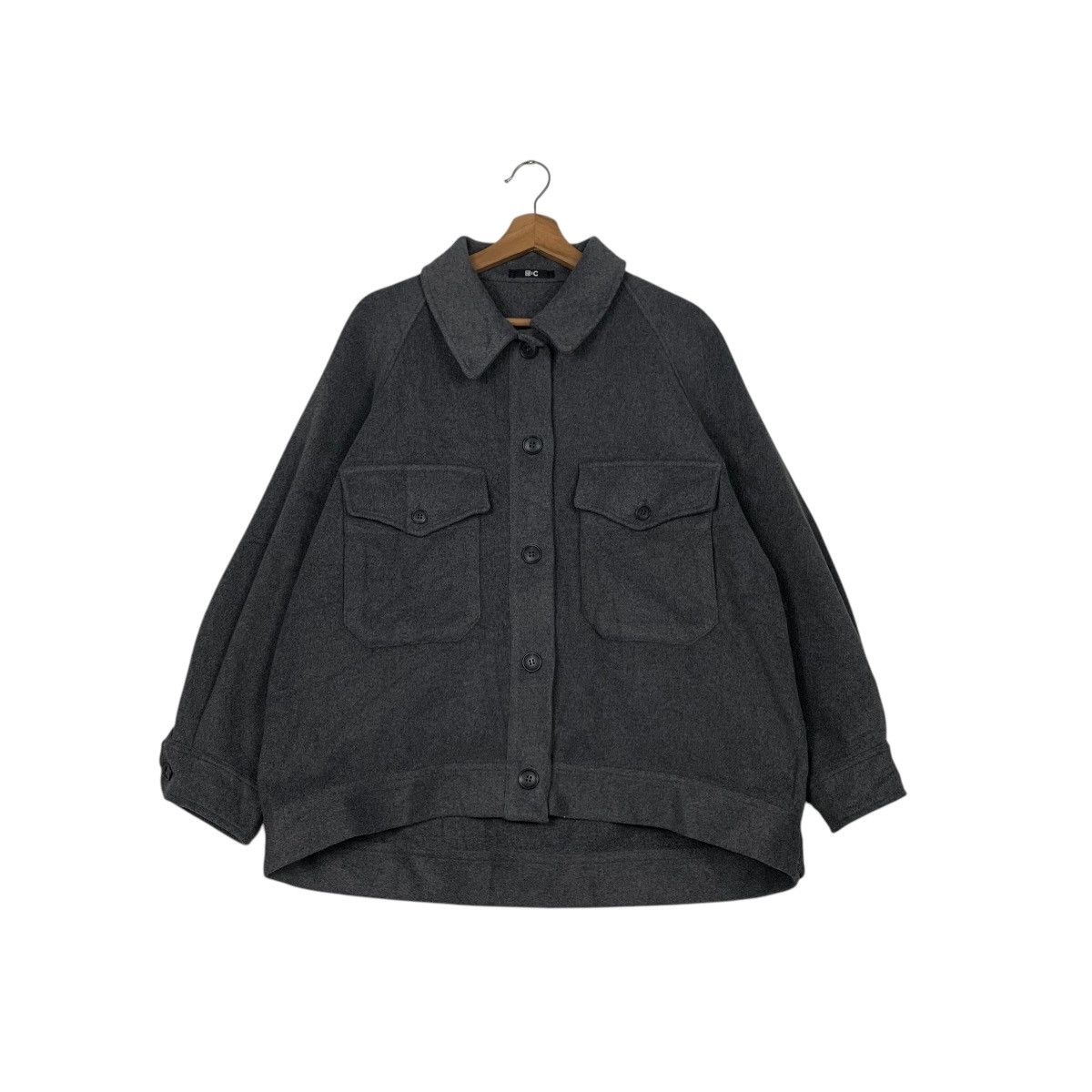 Uniqlo UNIQLO X CLARE WAIGHT KELLER Wool Flannel Jacket #2491-C112 Size L / US 10 / IT 46 - 1 Thumbnail