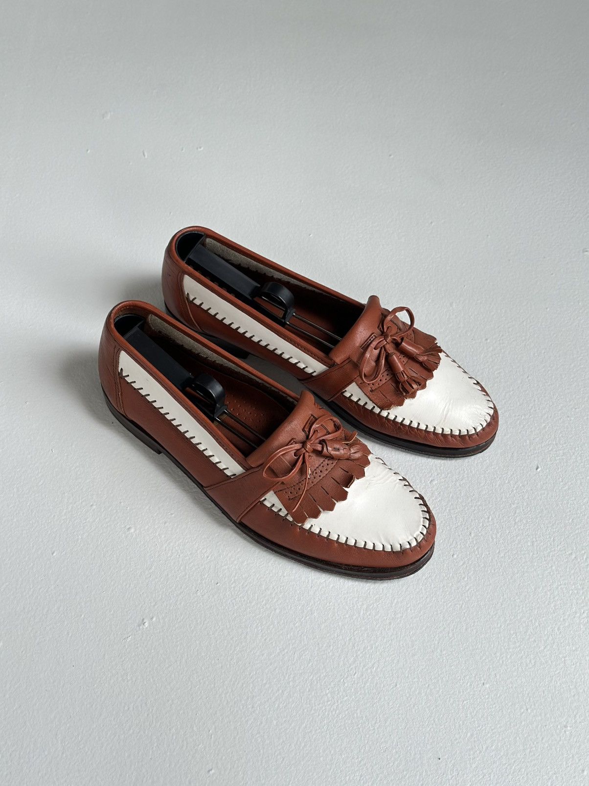Other Unknow Brand Tassle Loafer two tone 42 Size US 9 / EU 42 - 3 Thumbnail