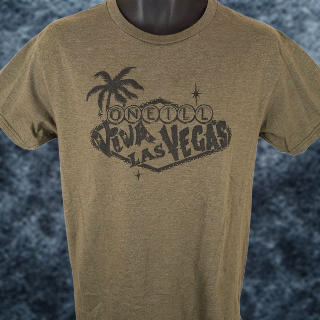 O'Neill Viva Las Vegas T Shirt Mens Size Medium Green ONeill Travel Destination Tee Size US M / EU 48-50 / 2 - 1 Thumbnail