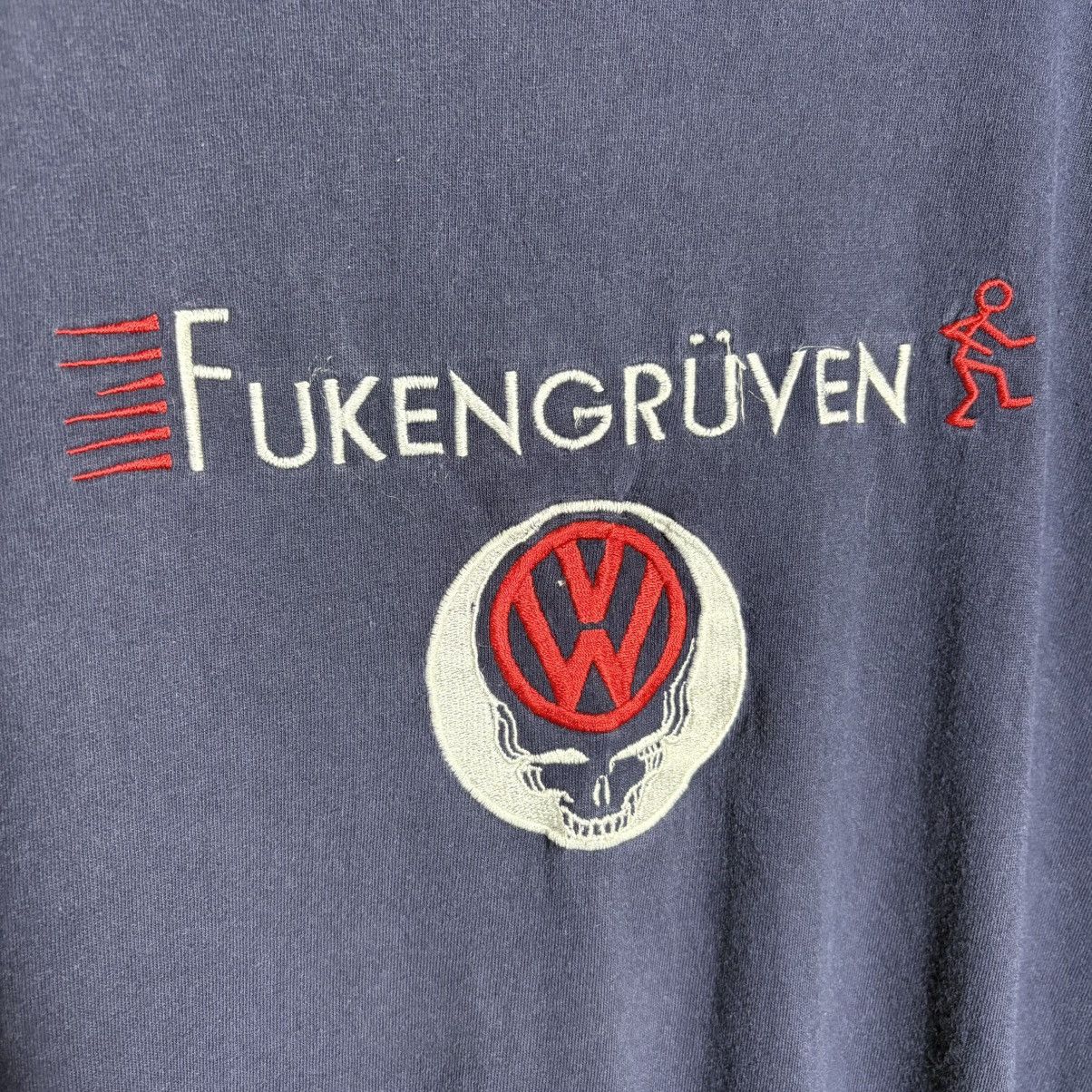 Band Tees Vintage 90s Grateful Dead Fukengruven Skull Band Tee Size US XL / EU 56 / 4 - 4 Thumbnail