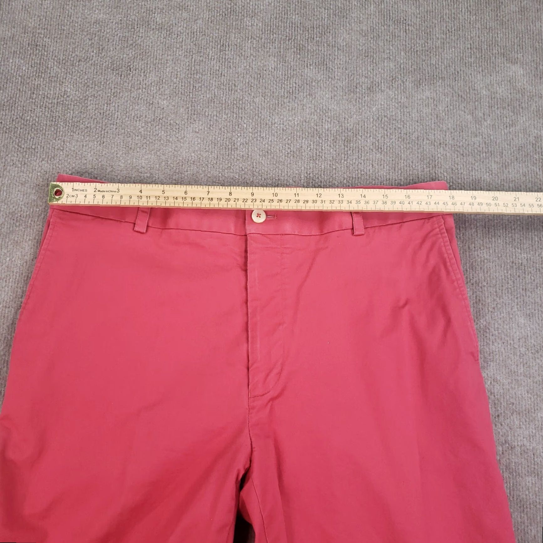 Southern Tide Southern Tide Mens Chino Pants 36x25 Extra Large Pink Straight Leg Size US 36 / EU 52 - 4 Thumbnail